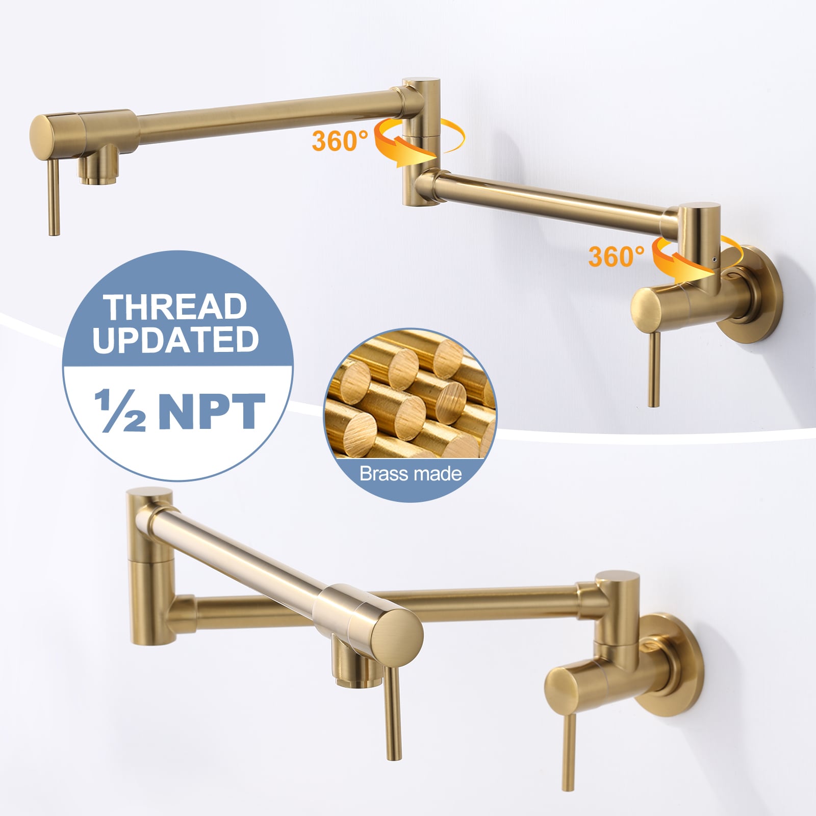 WOWOW 2314600G-LW Kitchen-Faucets - View #3