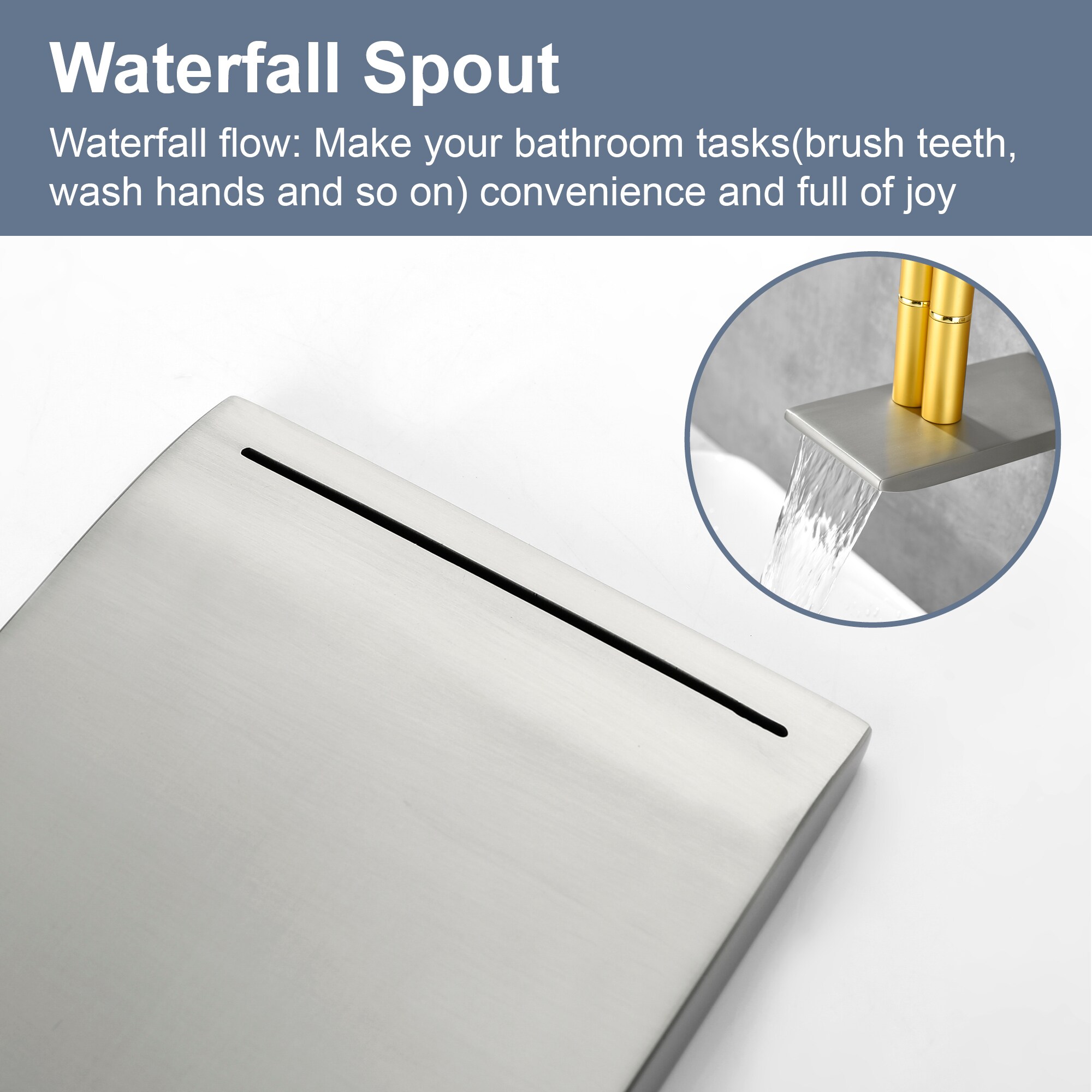 WELLFOR SMG-2410BN Roman-Tub-Faucets - View #8