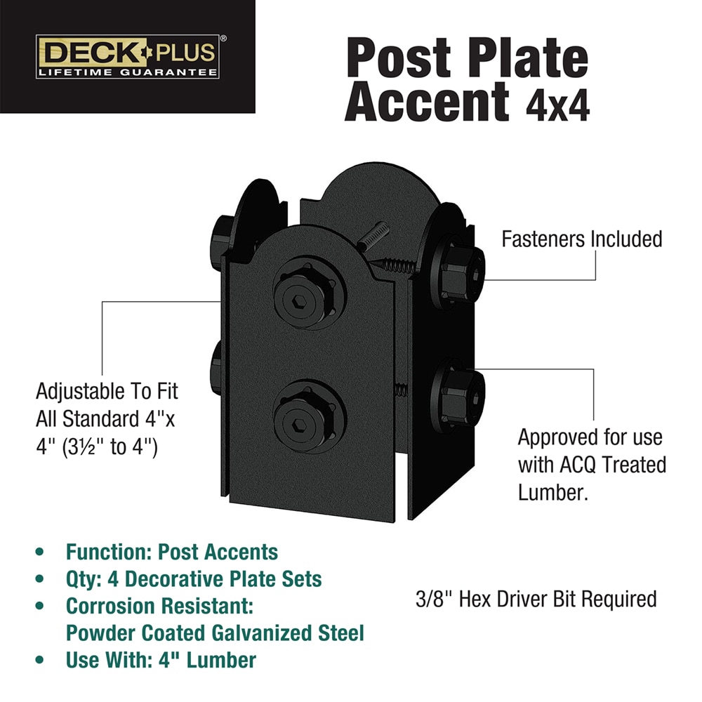 Deck Plus 9987197 Post-Base-Caps - View #4