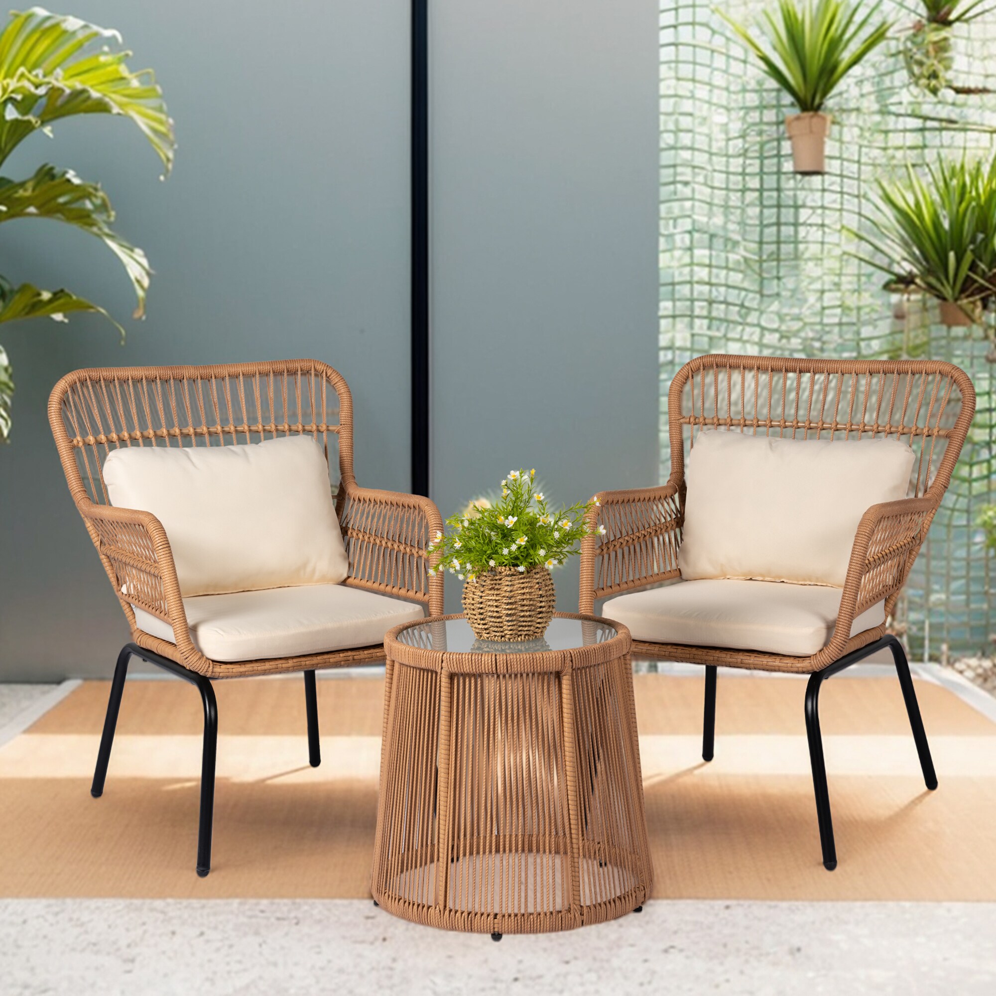 Grearden HZNF020-BG Patio-Conversation-Sets - View #3