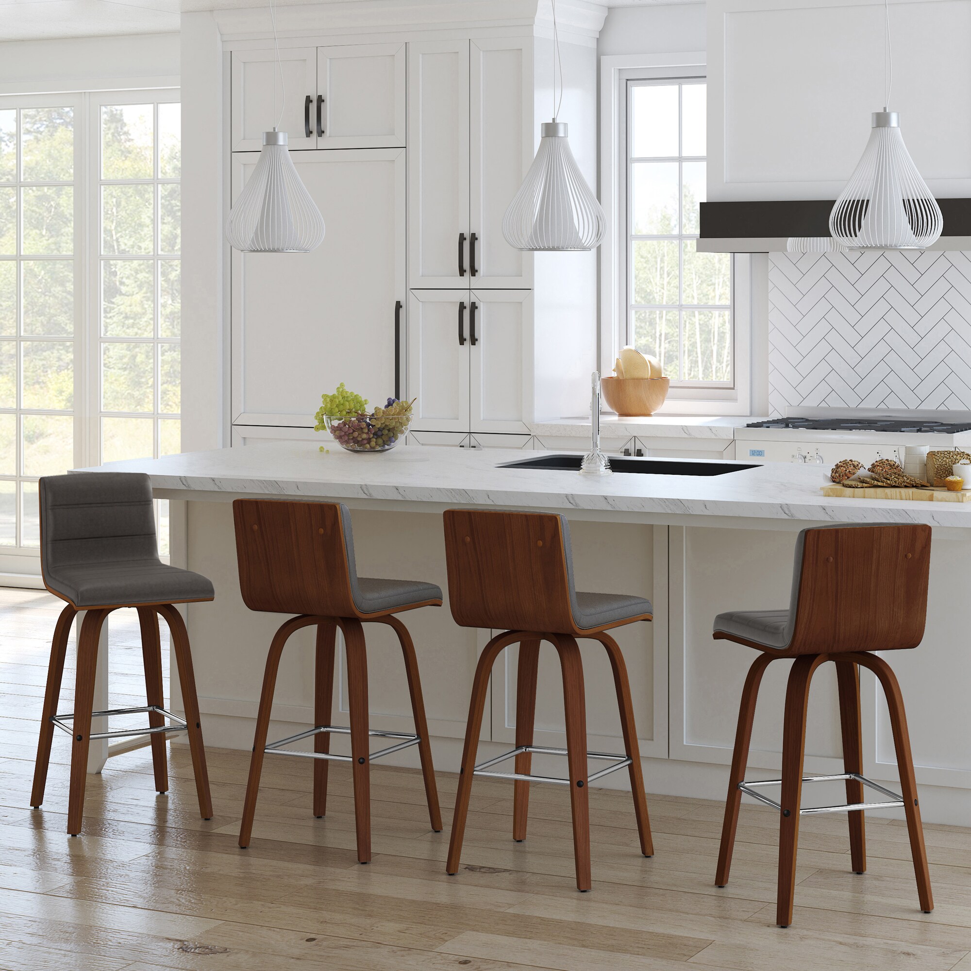 Armen Living LCVIBAGRWA26 stools - View #6