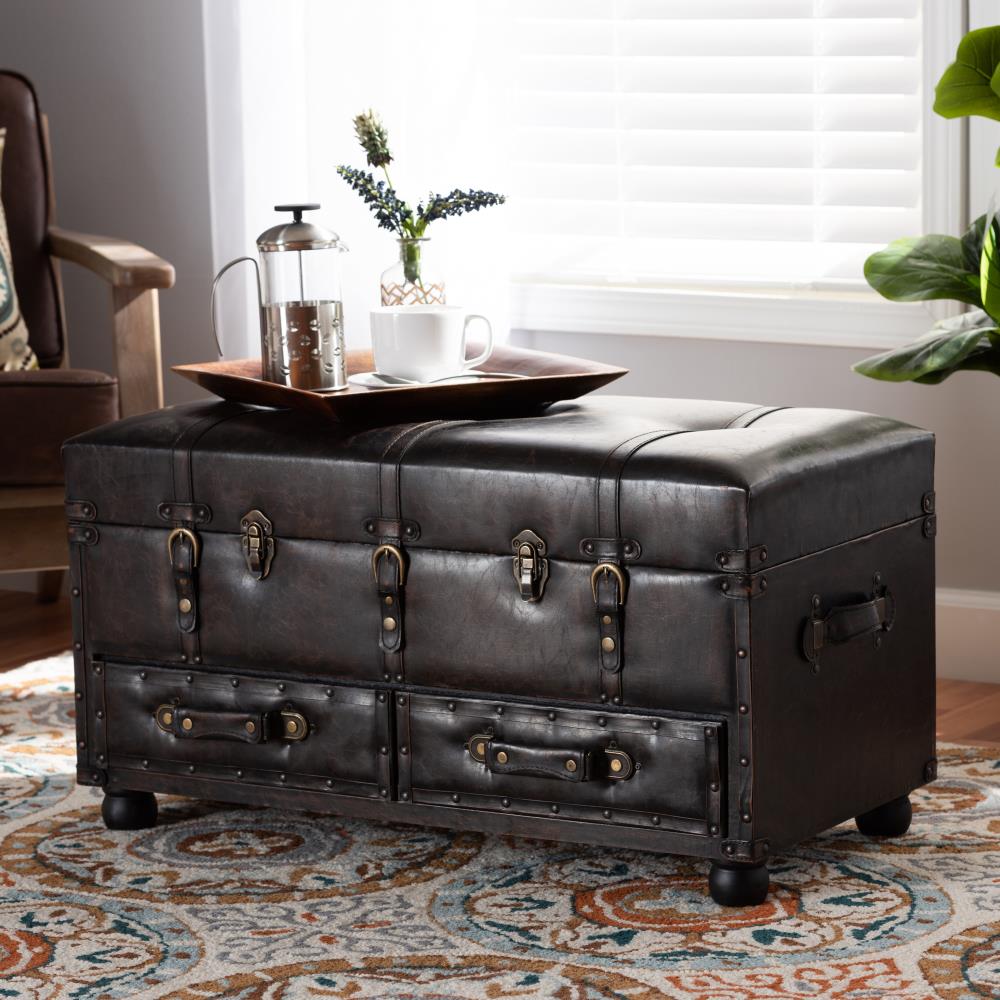 Baxton Studio 162-10517-LW Indoor-Ottomans - View #9