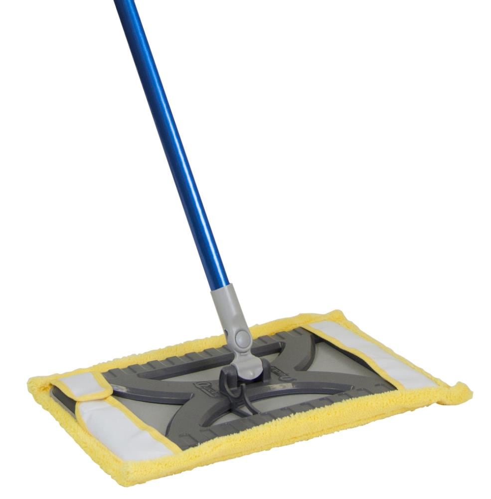 Quickie® Microfiber Dust Mop, 48 Steel Handle, Green, E
