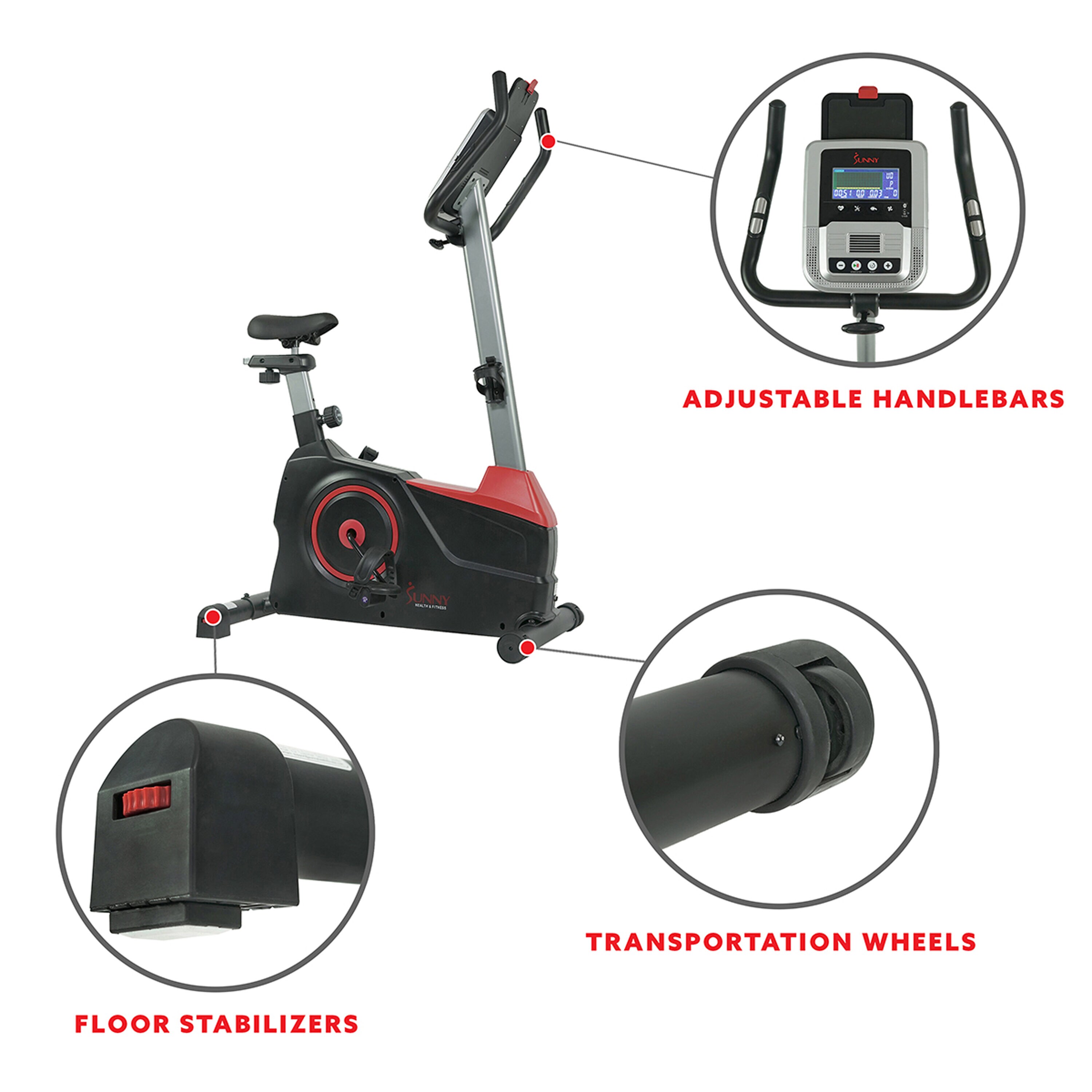 Sunny Health & Fitness SF-B2969 Exercise-Bikes - View #3
