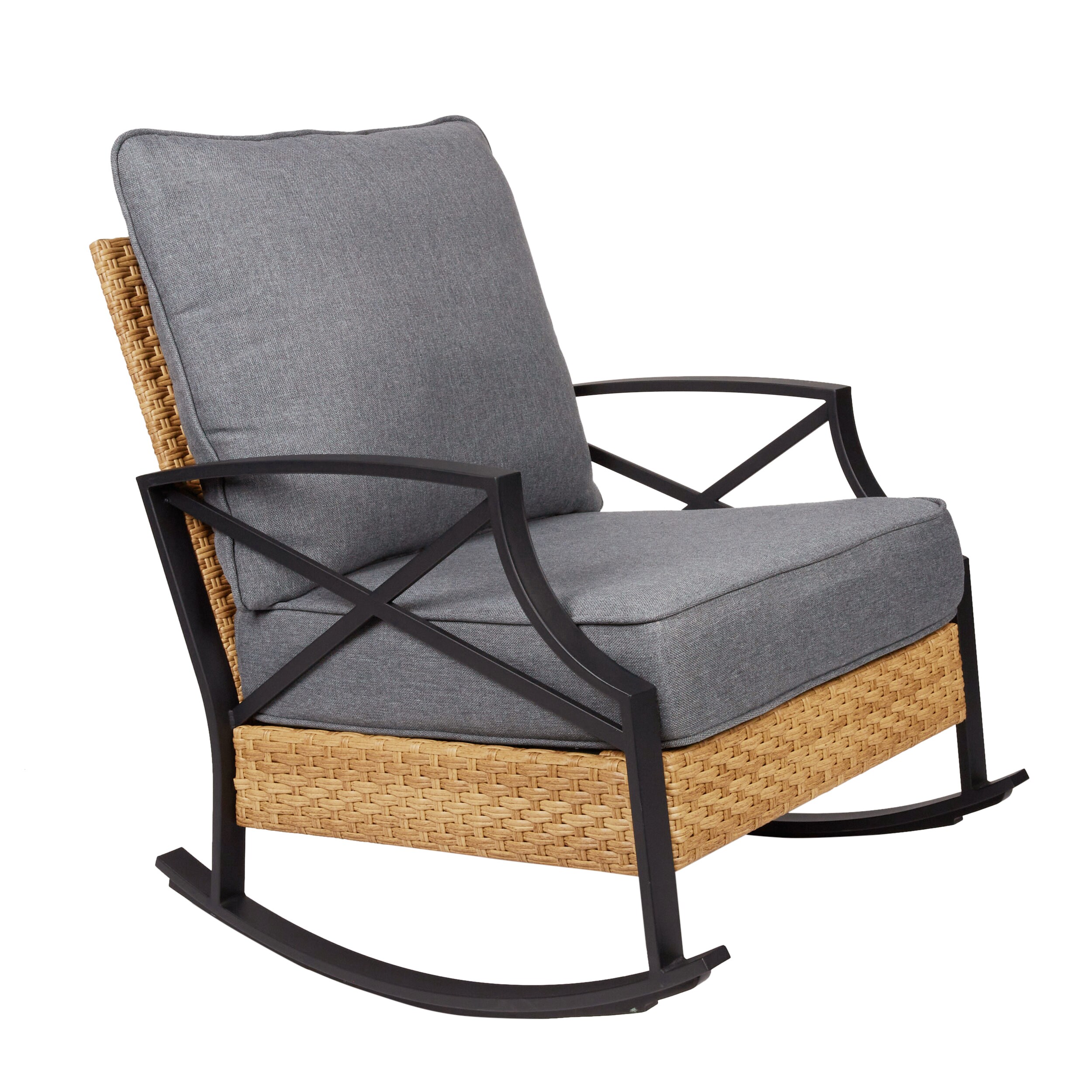 Wicker rockers outlet at lowes