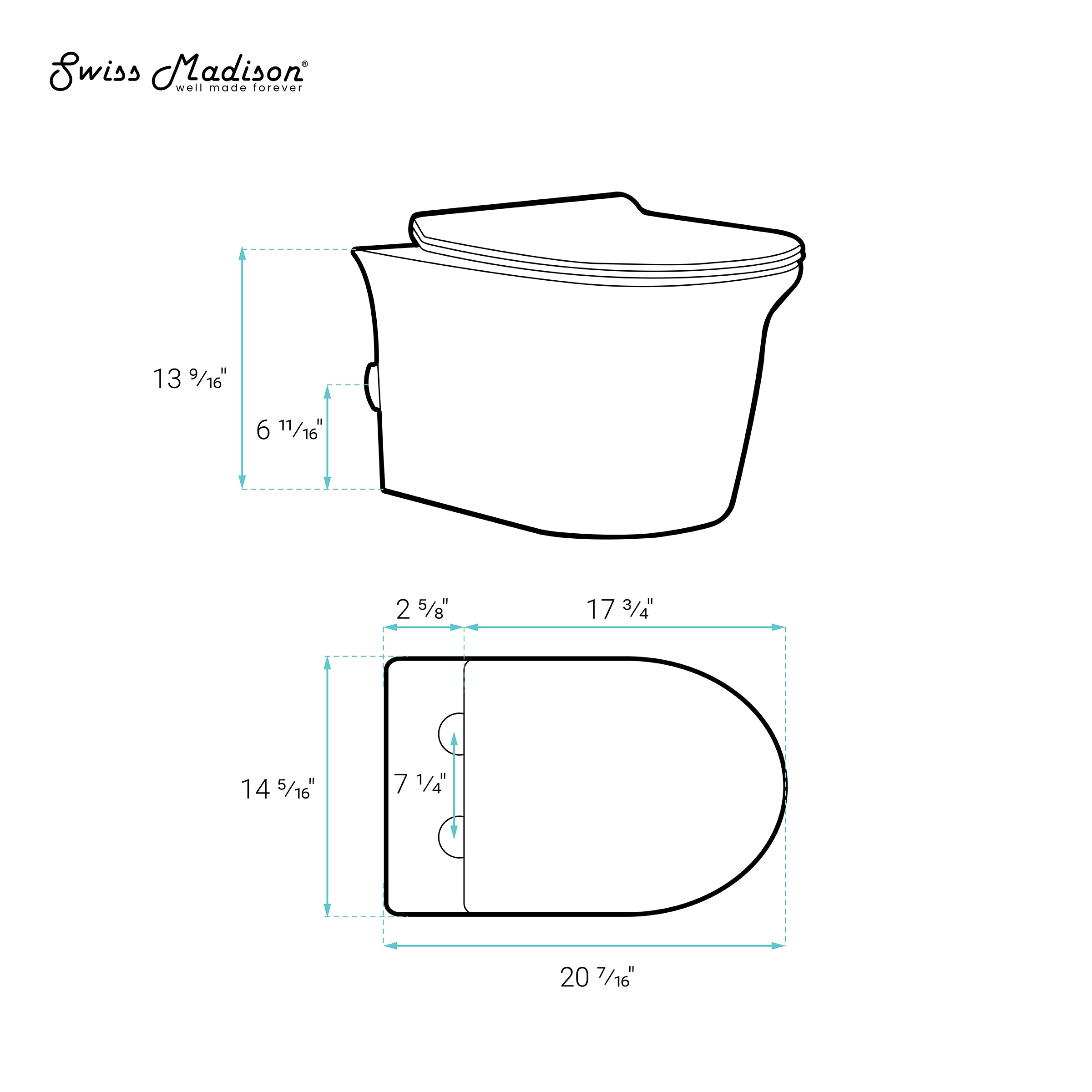 Swiss Madison SM-25-BFVCN03WH Toilet-Bowls - View #7