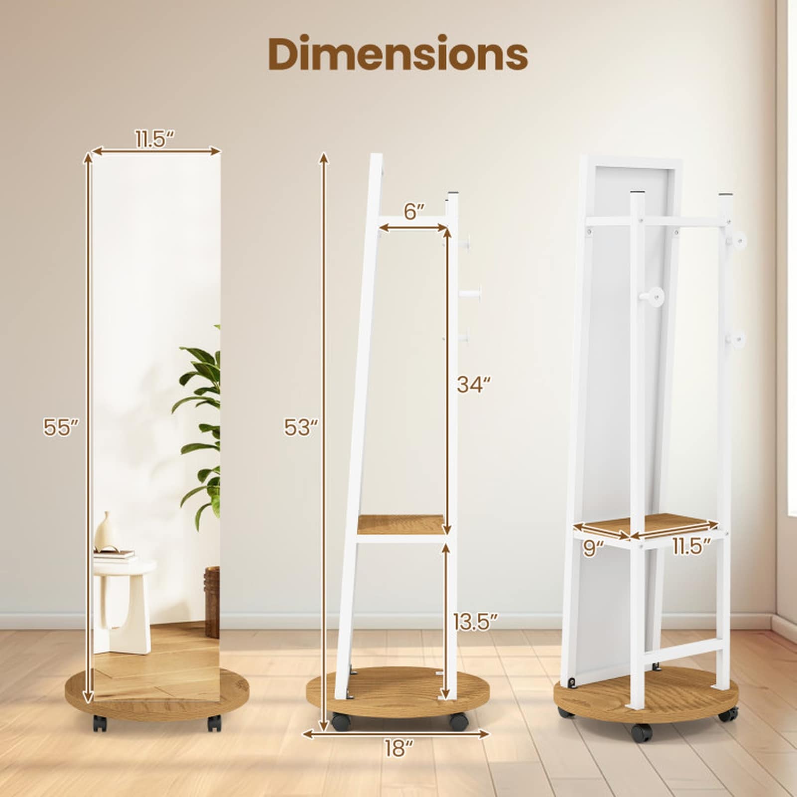 SUGIFT LW047SUGHY723 Coatrack-Stands-Pedestals - View #3