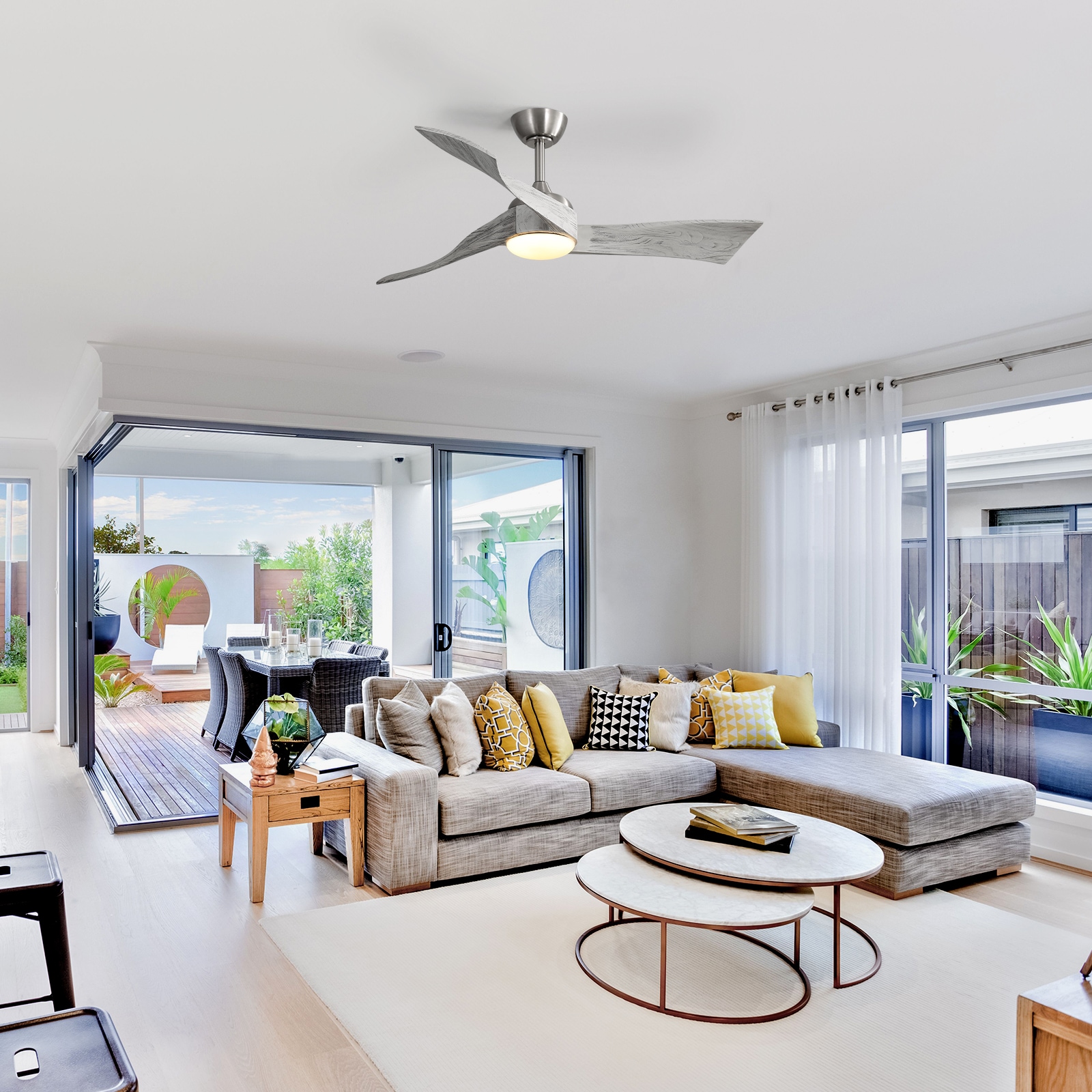 Sofucor L-52K012-BN-WDHMW60W Ceiling-Fans - View #2