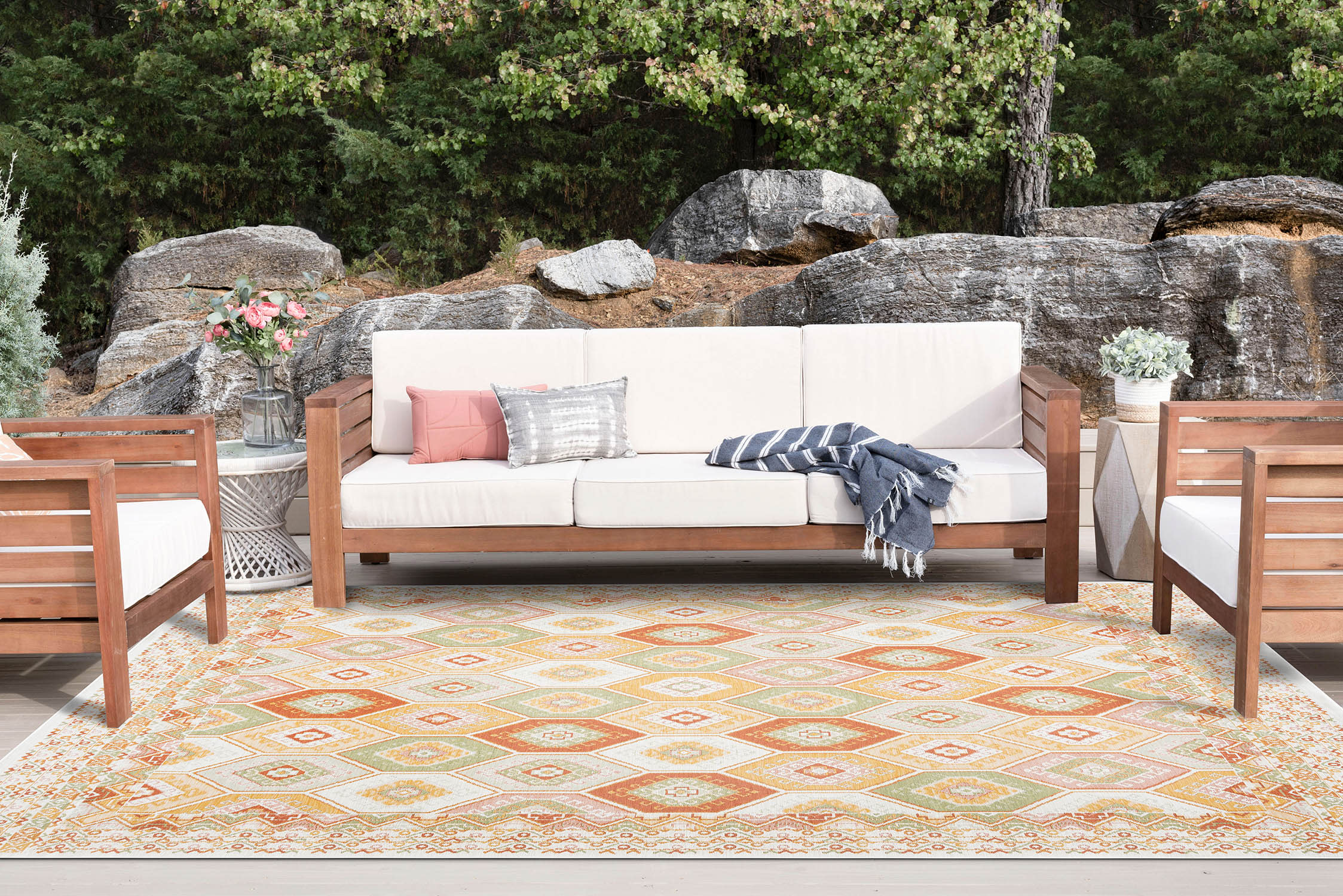 Tayse FLO1022 8X10 rugs - View #10