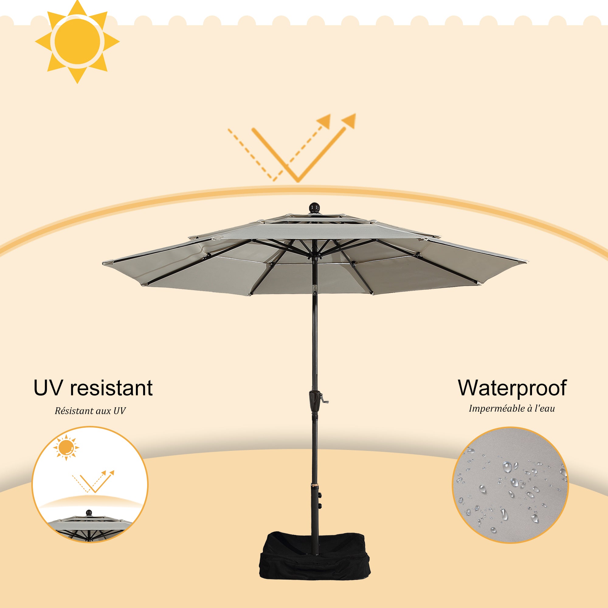 Boyel Living BOHT103-BE Umbrellas-2 - View #7