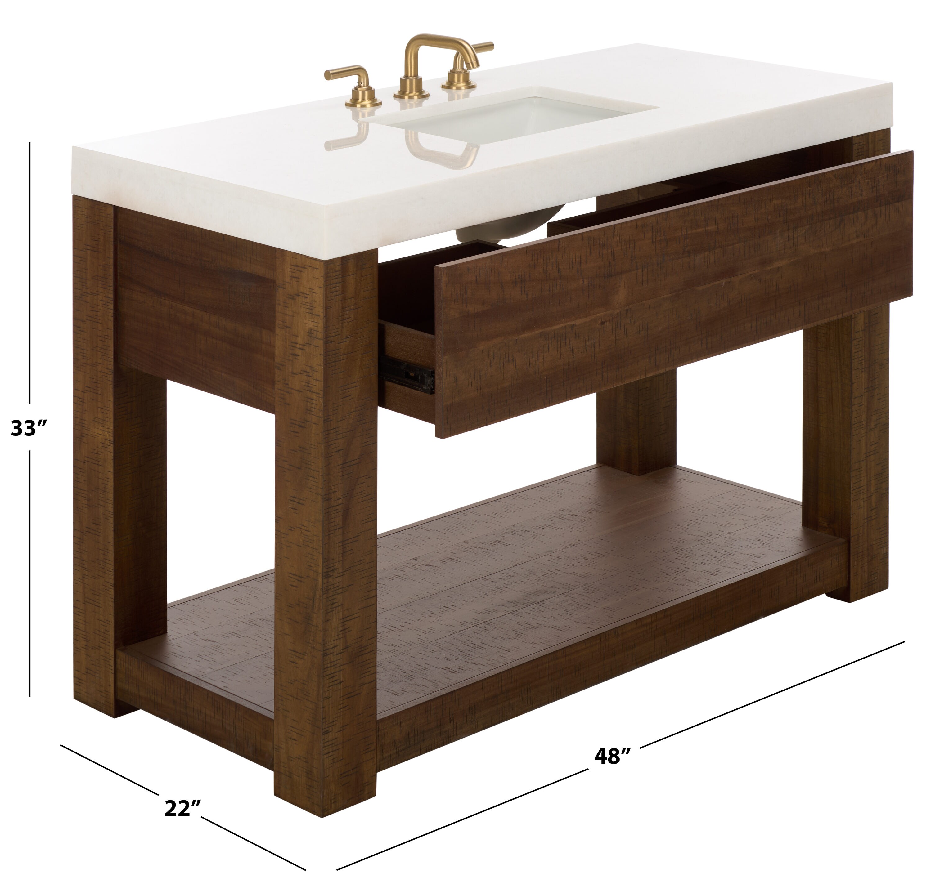 Safavieh CVN1007A-48 Bath-Vanity-Combo - View #3