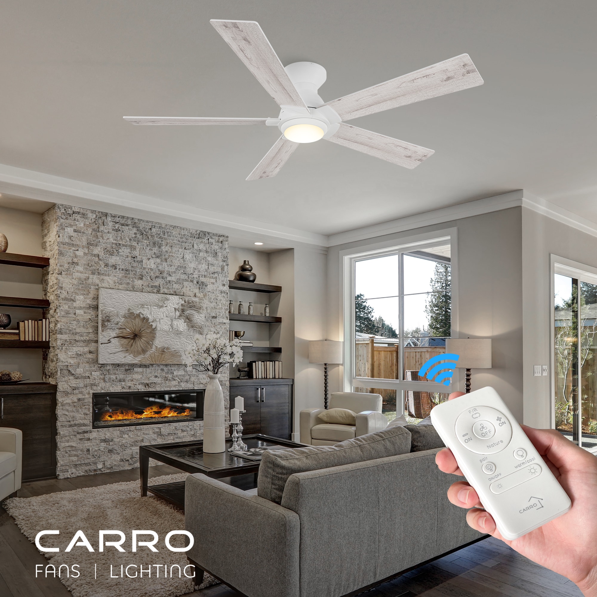 CARRO USA LCFR525J1-L11-WU-FM Ceiling-Fans - View #2