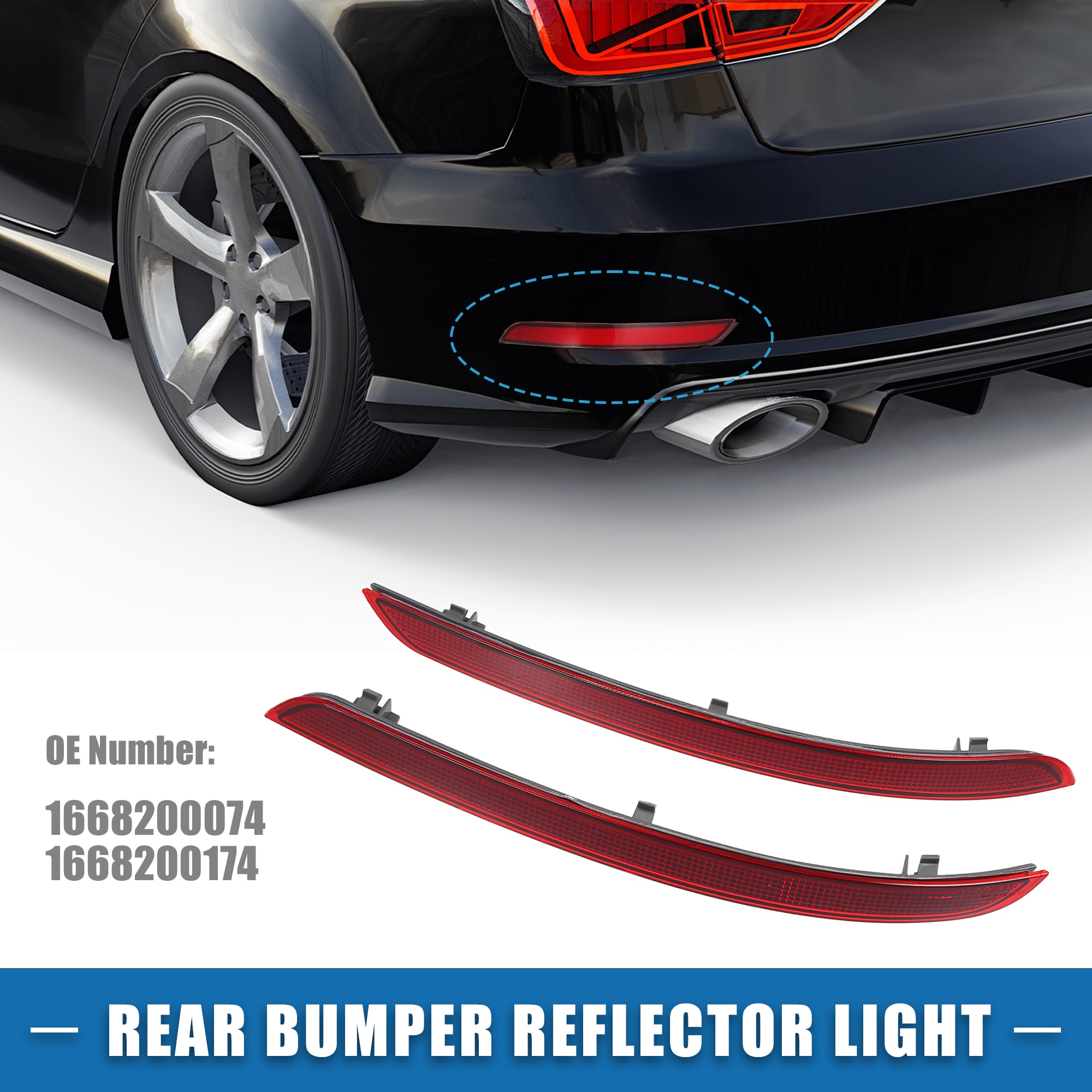 Unique Bargains S25122200UX7694 Driveway-Reflectors - View #2