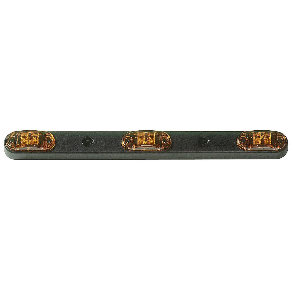 Innovative Lighting 220-4400-7 LED Tri-Bar Identification Light 15-in - Red/Red Lens