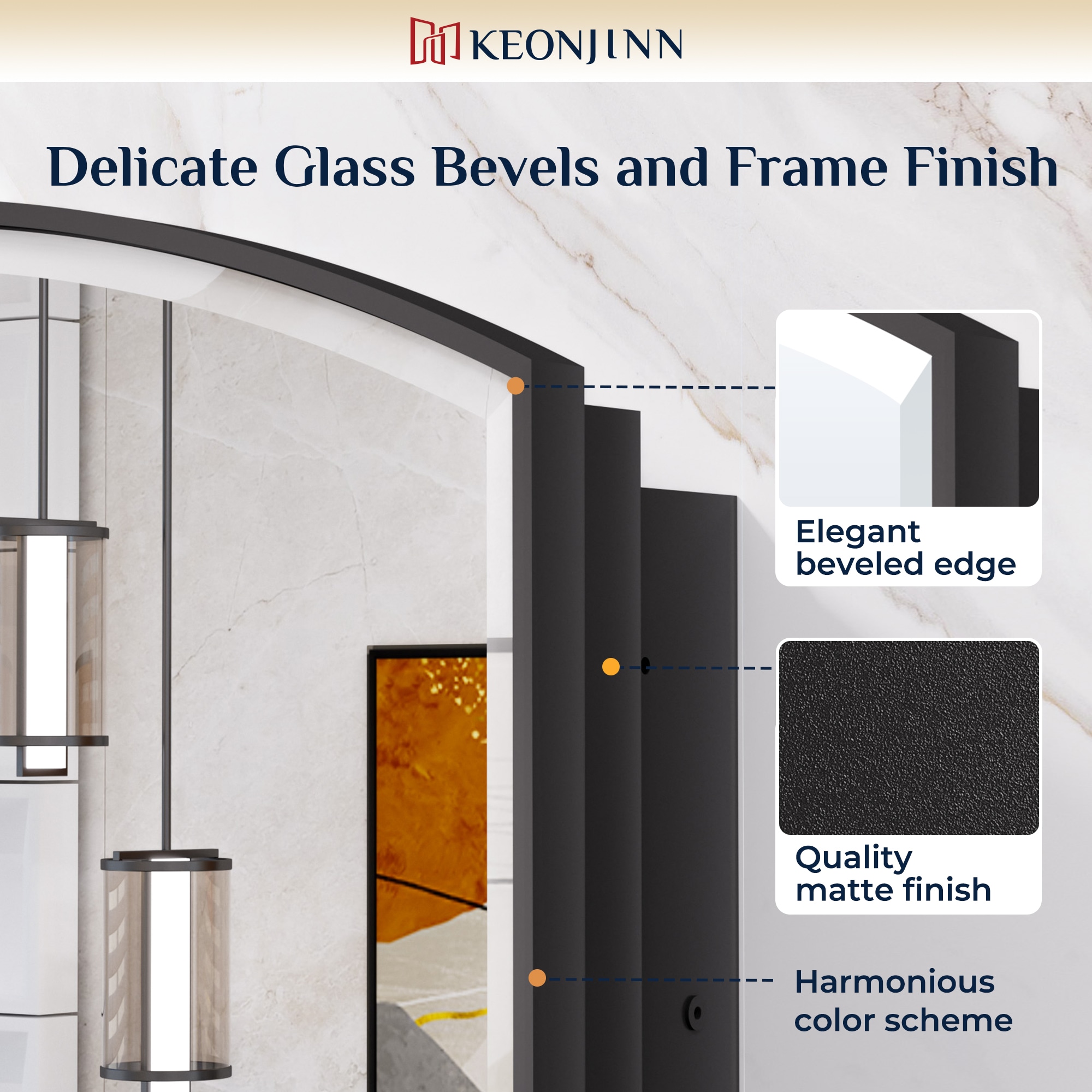 Keonjinn LW-JSKJG-CX-4166BK Bathroom-Medicine-Cabinets - View #3