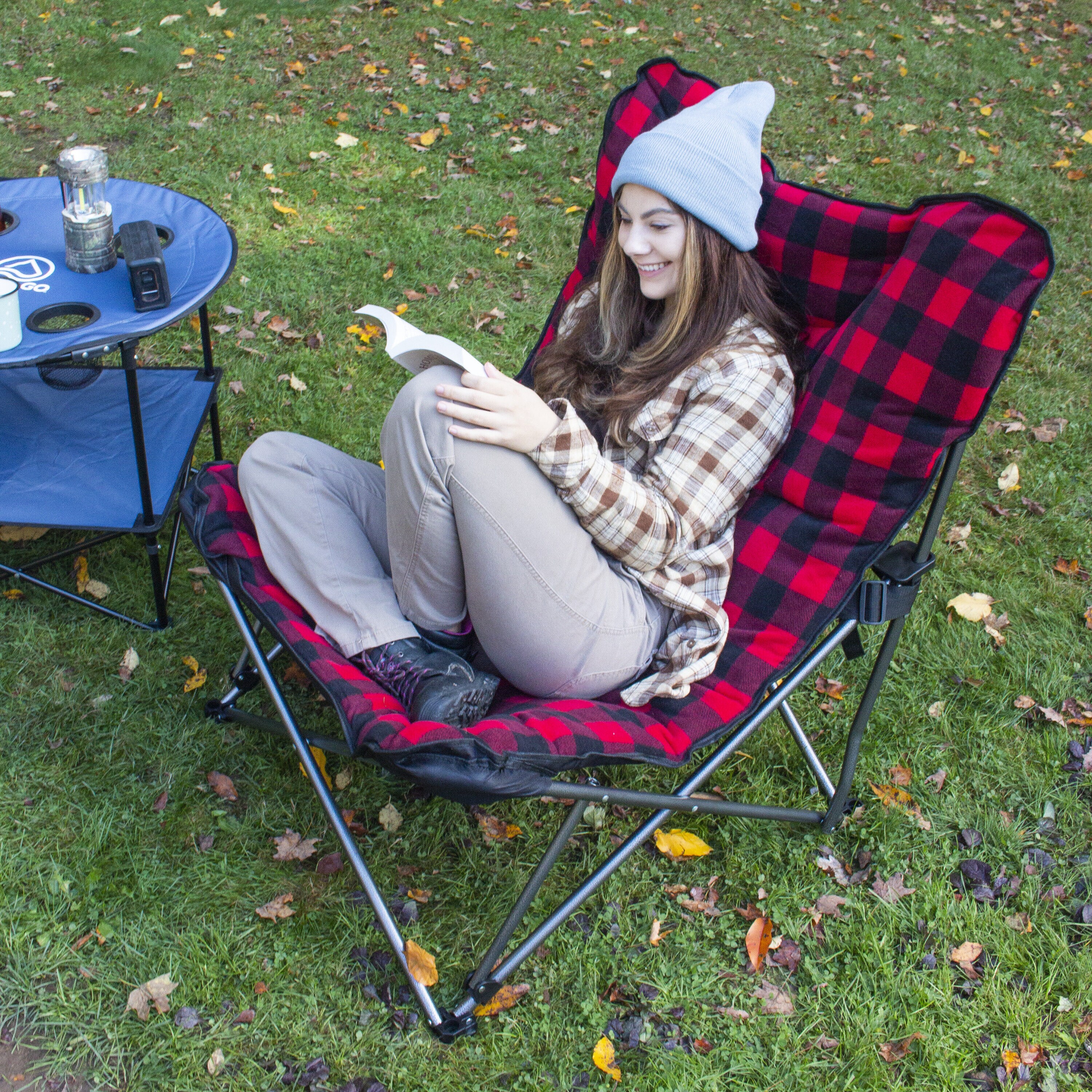Outdoor Camping Chair with Handle, Portable Folding Chair with