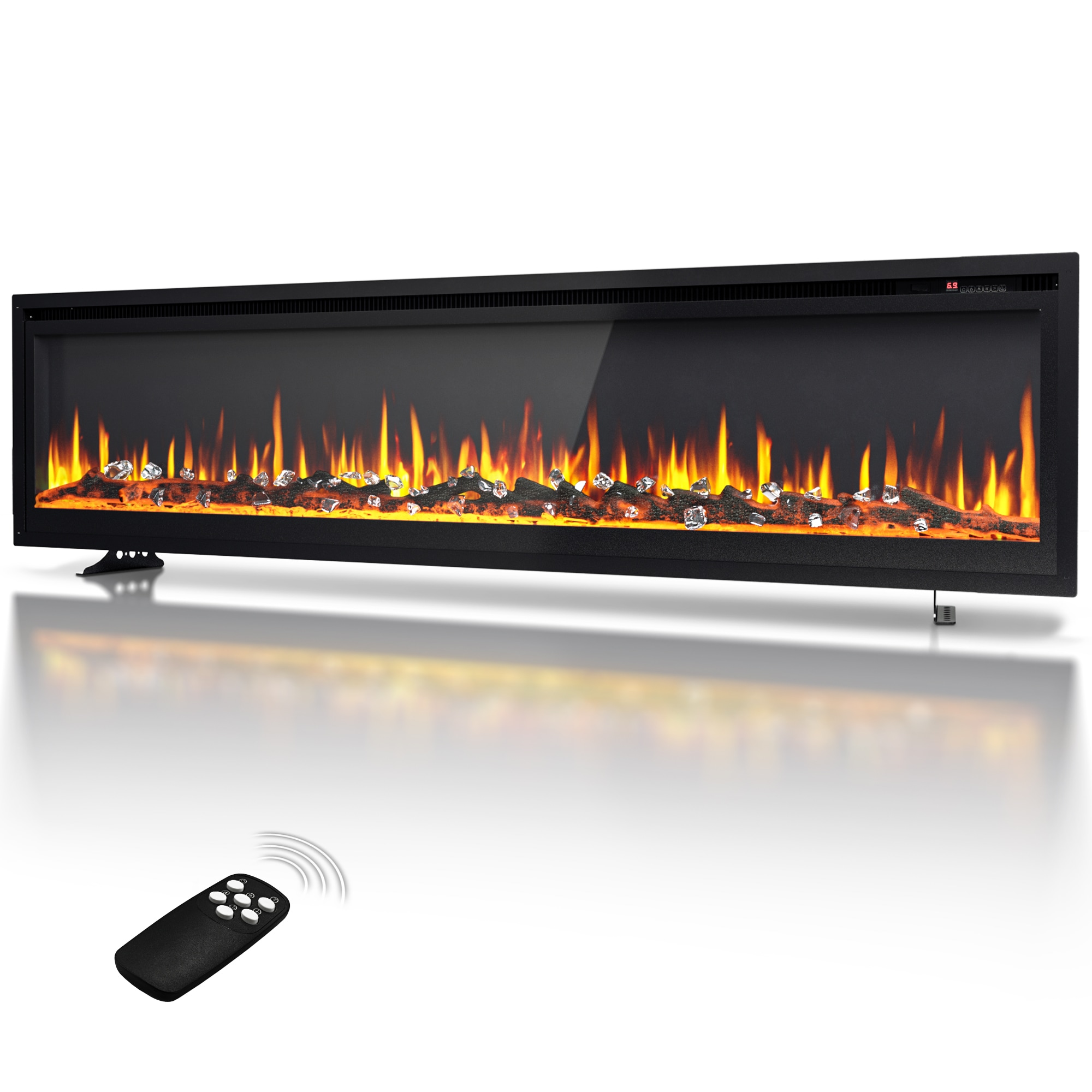 Euhomy EF-72-E-LWS Electric-Fireplaces - View #2