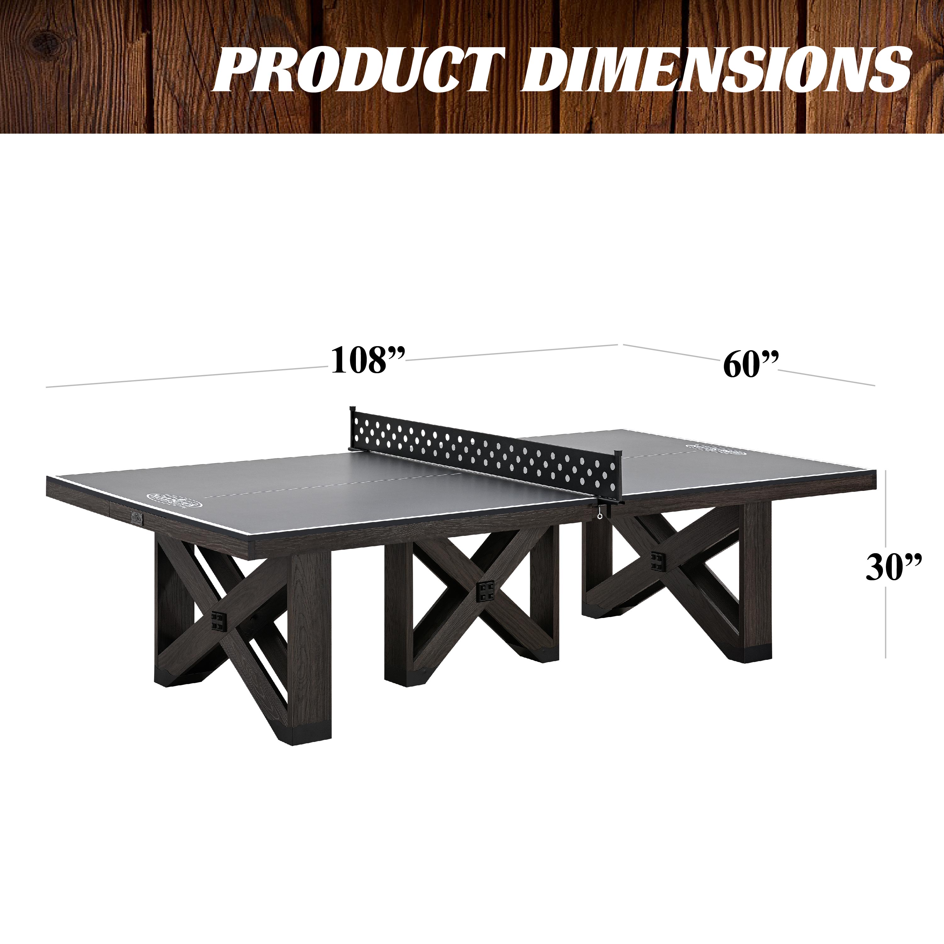 MD Sports TT218Y23009 Ping-Pong-Table - View #2
