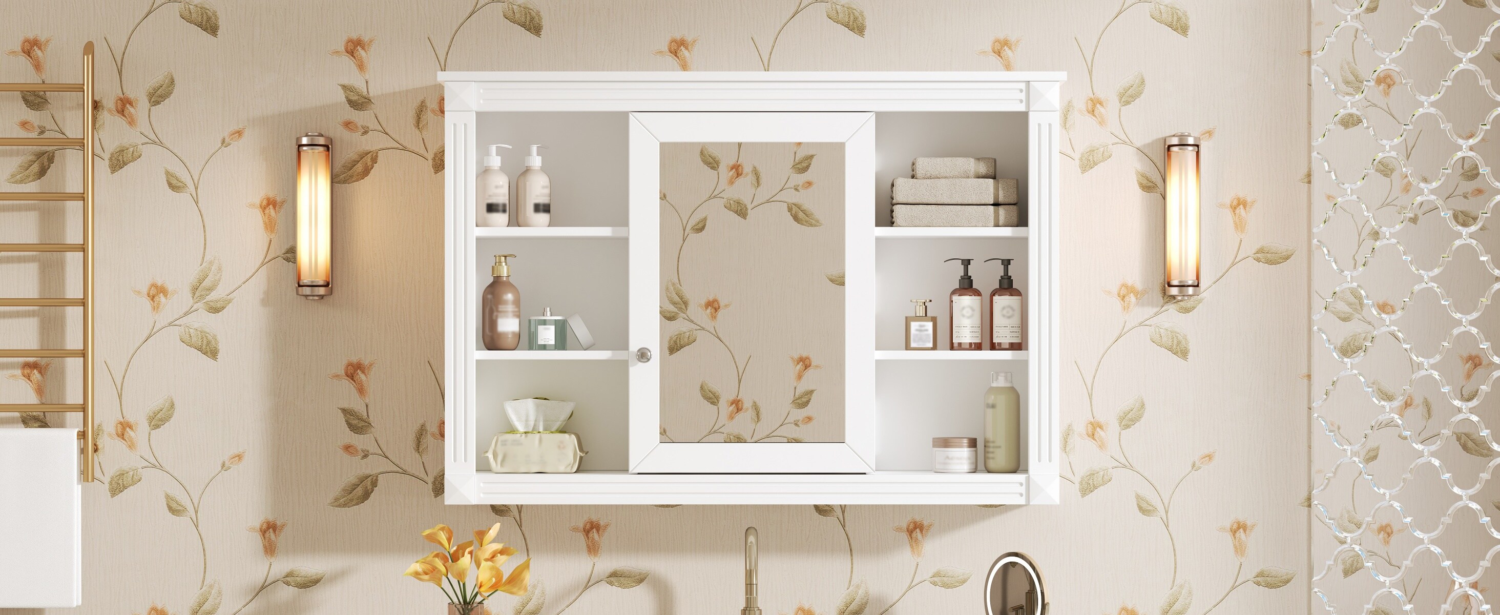 Huluwat P1-P363544K Bathroom-Medicine-Cabinets - View #13