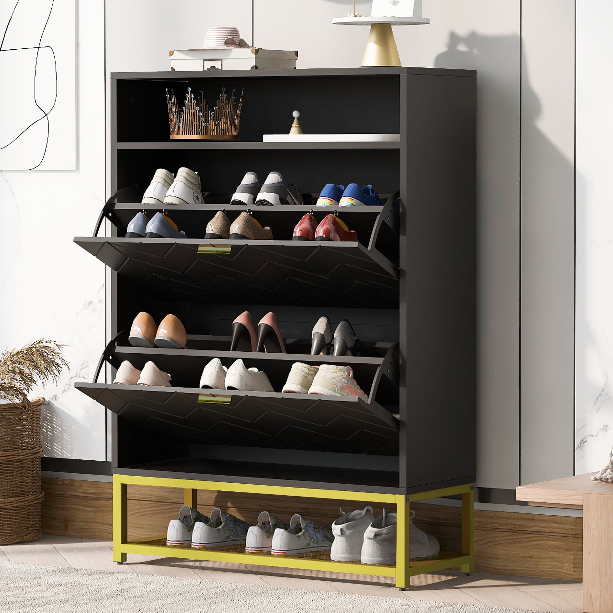 Shoe storage cabinet lowes sale