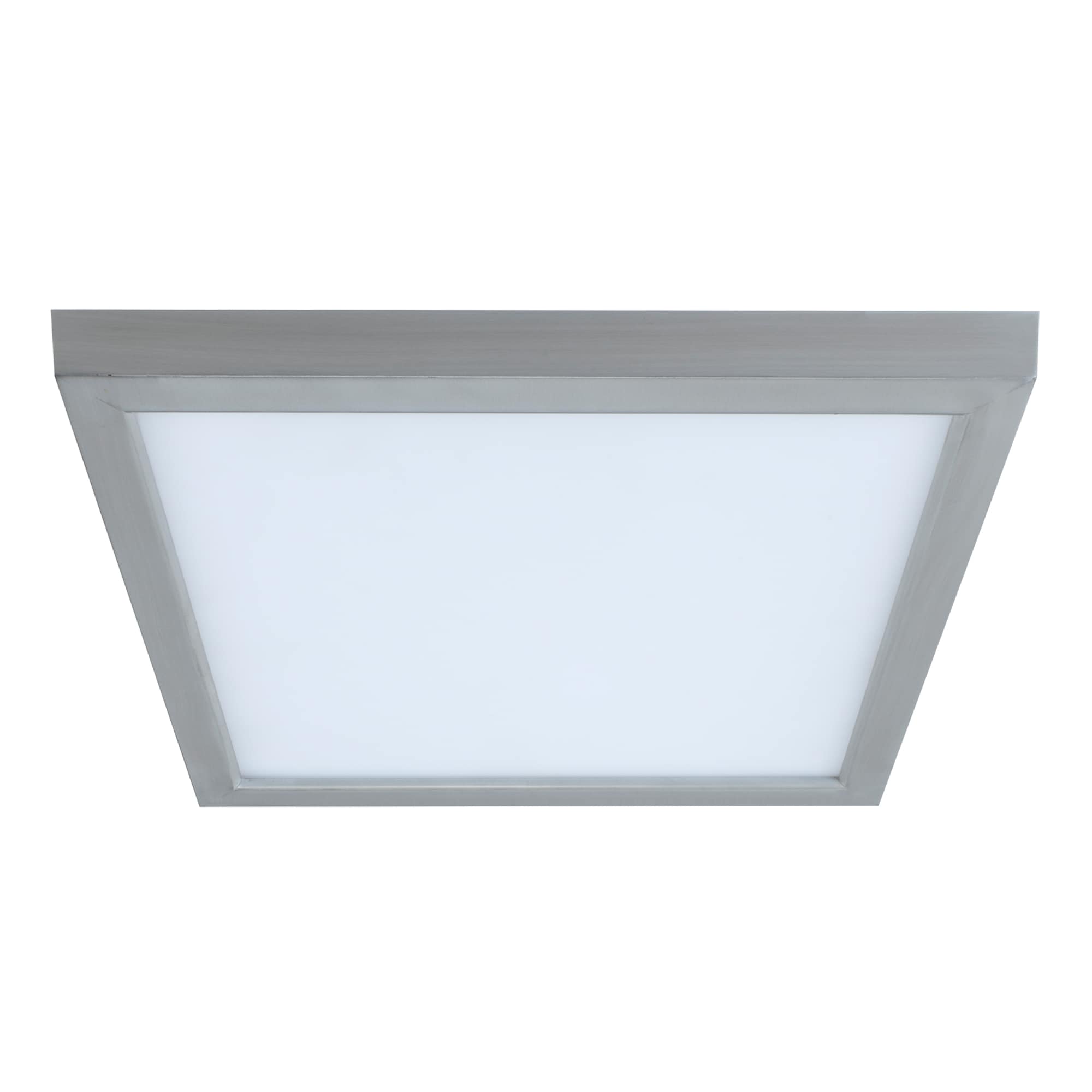 Royal Pacific 15-in Brushed Nickel Indoor 1 -Light LED Flush Mount Light