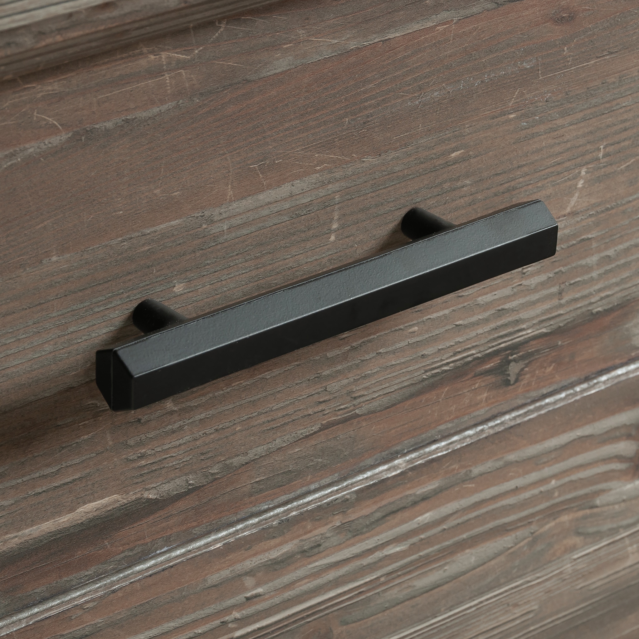 Pebble Pine Square Wood Coffee Table with Storage