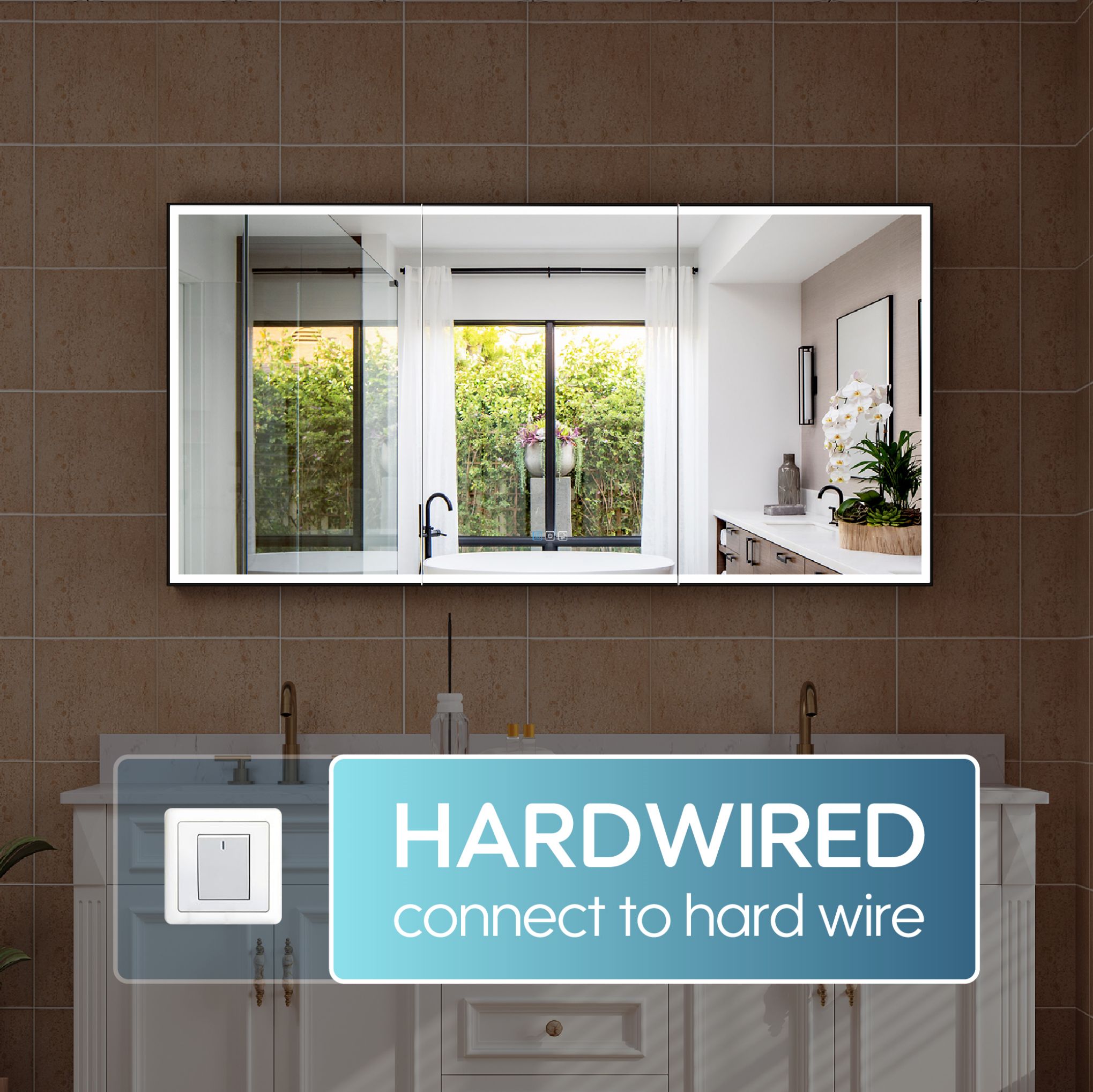 WELLFOR W12MCL6030 Bathroom-Medicine-Cabinets - View #6