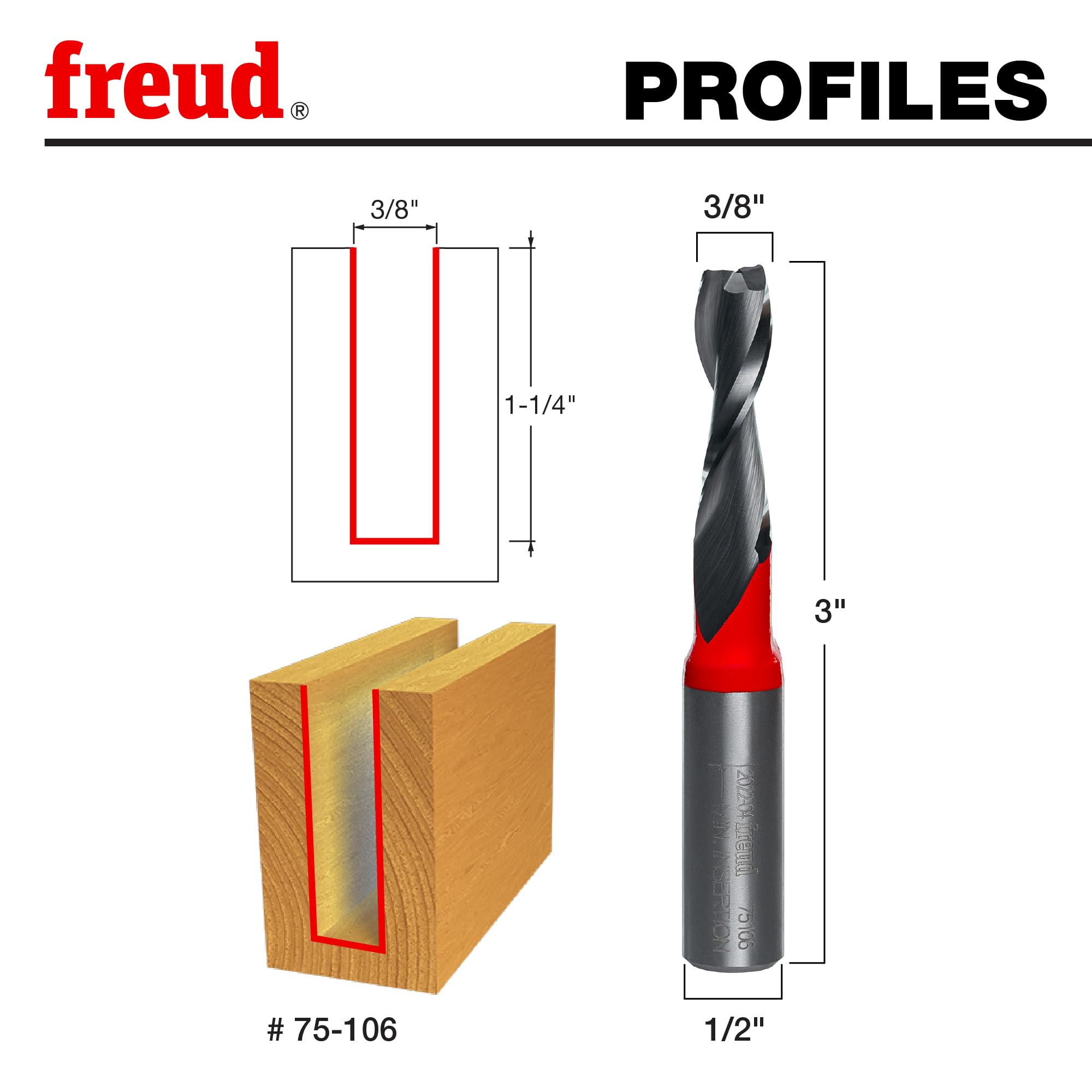 Freud 75-106 Cabinetry-Joinery-Router-Bits - View #2