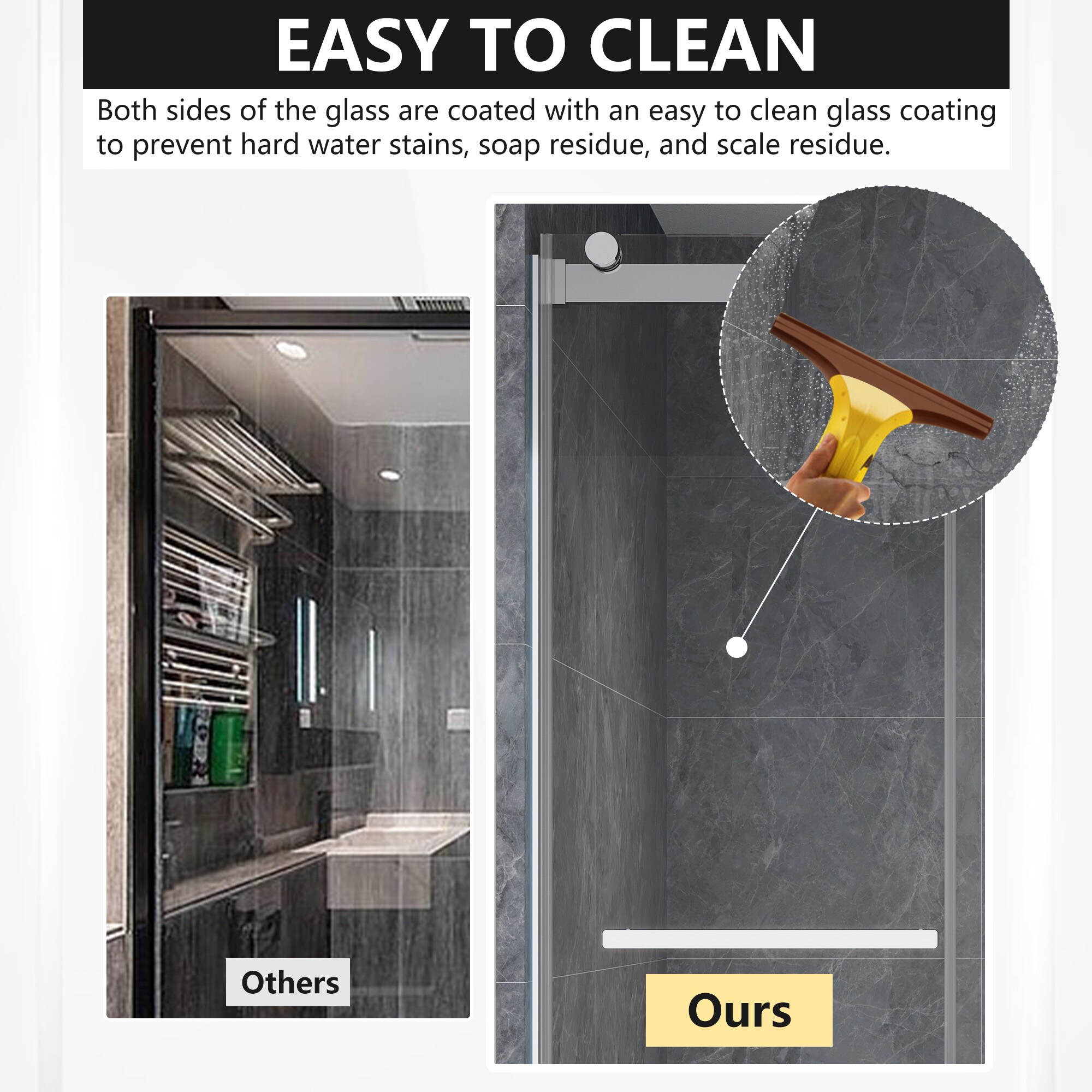 CASAINC CA-LBD9-4876CH Shower-Doors - View #9