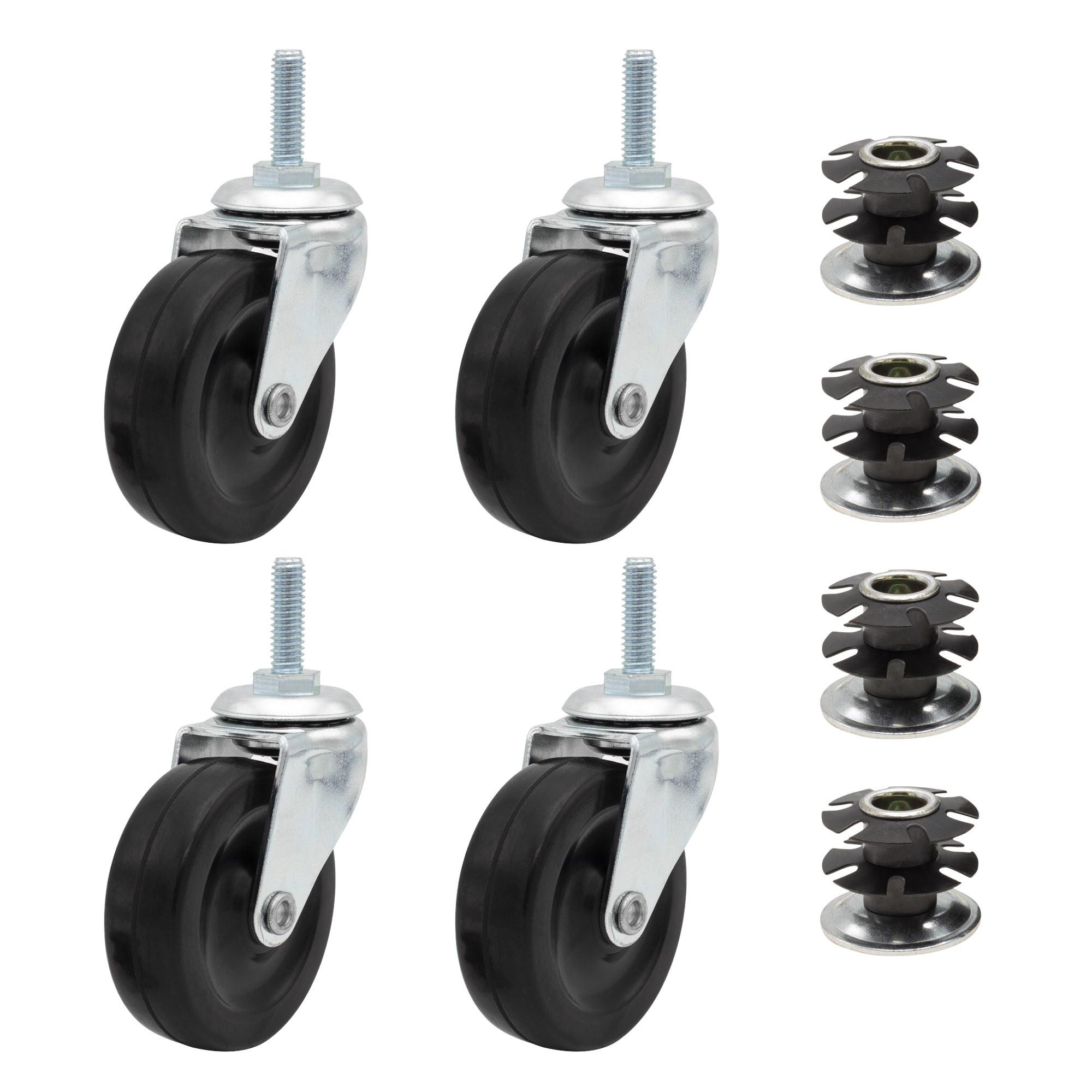 Outwater 3P1.14.00098 2-in Rubber Swivel Caster