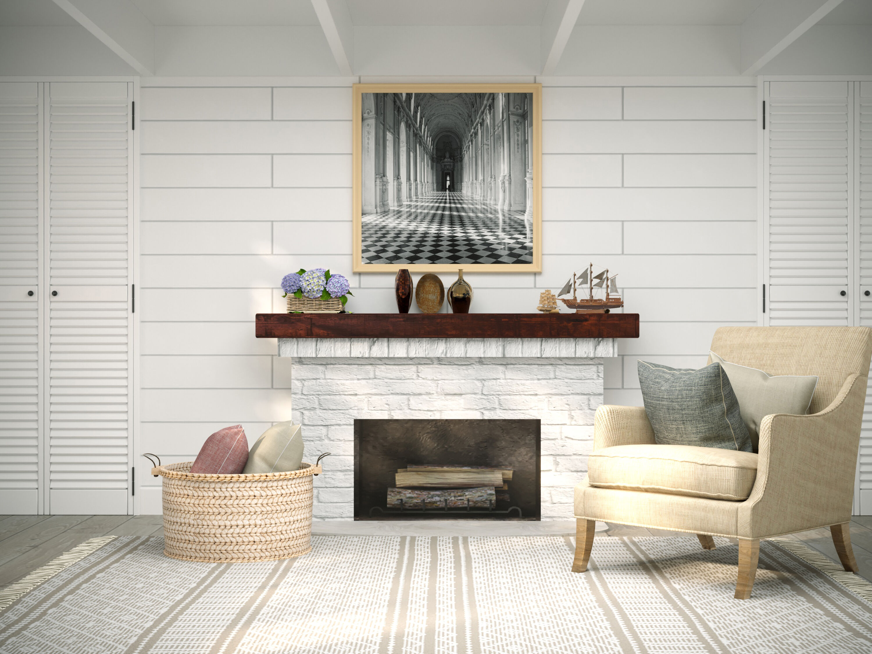 Dogberry MRUST7262MHOGNONE Mantel-Shelves - View #7