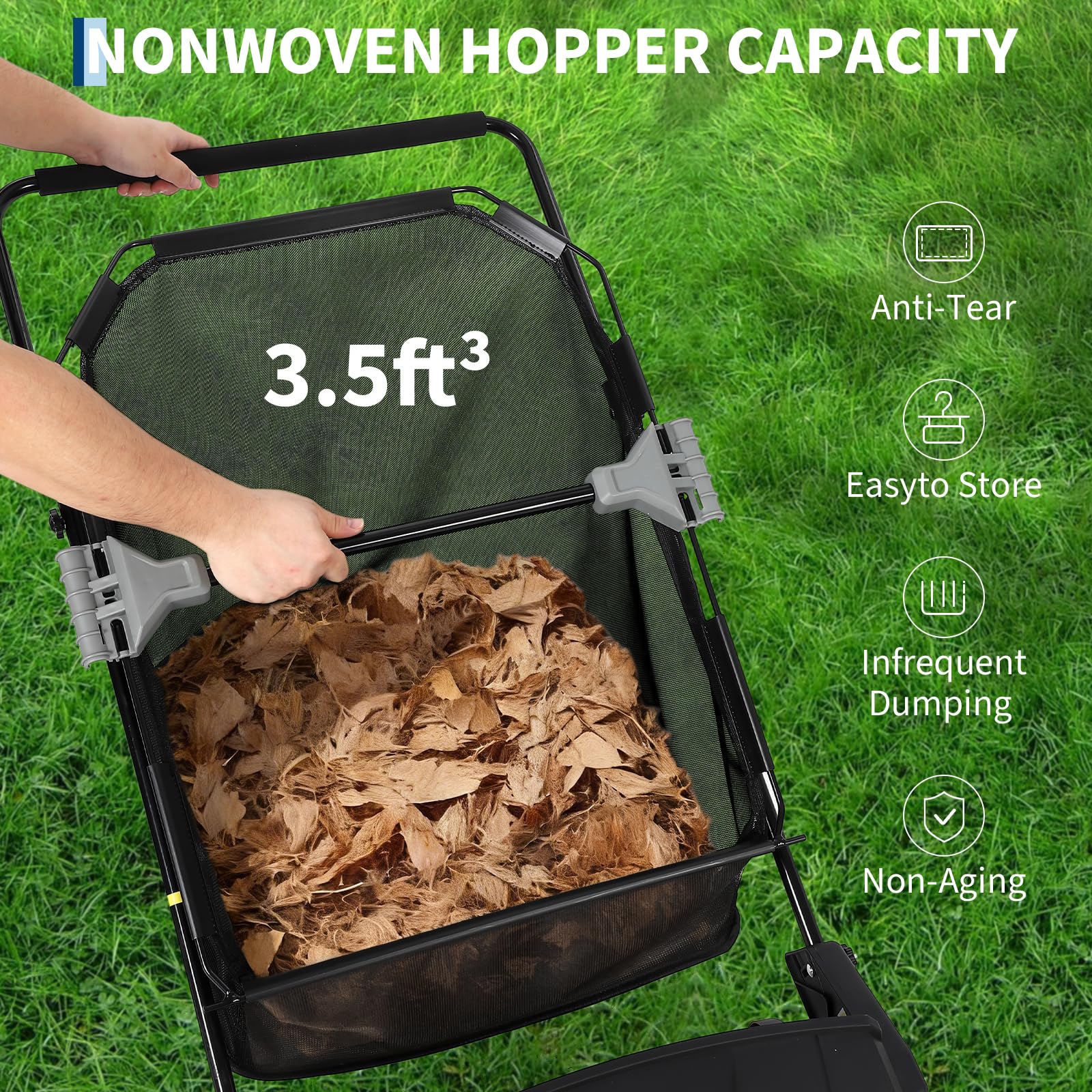 Garvee YMLS-L8Z47PQ2 lawnsweeper - View #3