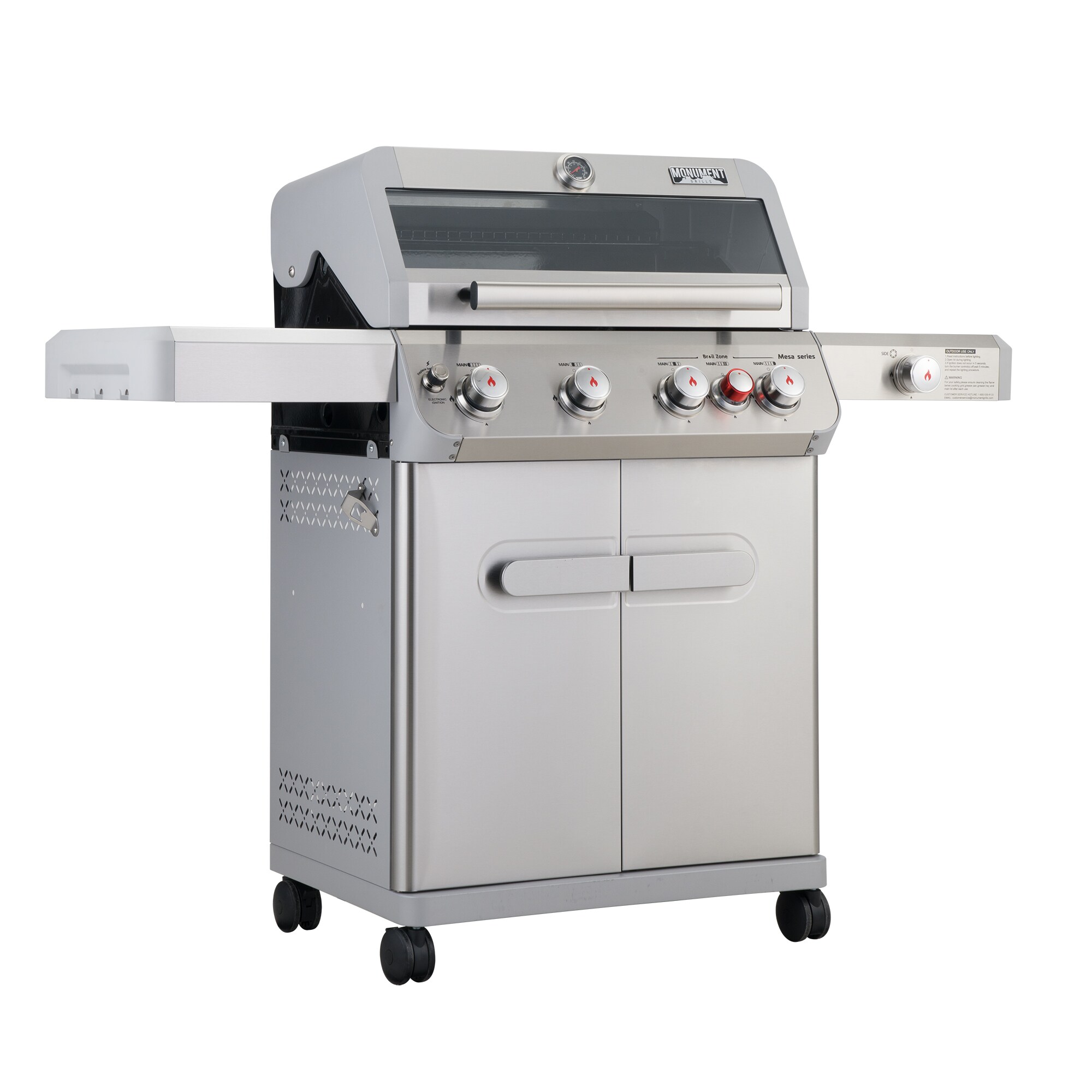 Monument Mesa Stainless Steel Liquid Propane Gas Grill M415BZ Sansujyuku sansujyuku.com