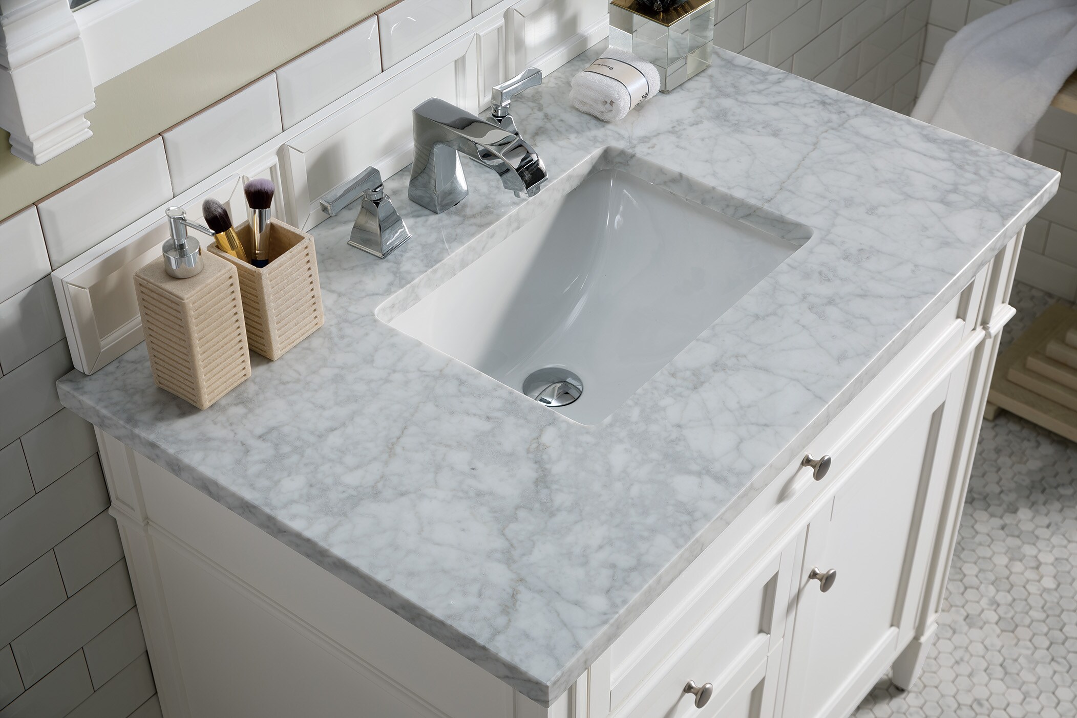 James Martin Vanities 655-V36-BW-3CAR Bath-Vanity-Combo - View #4