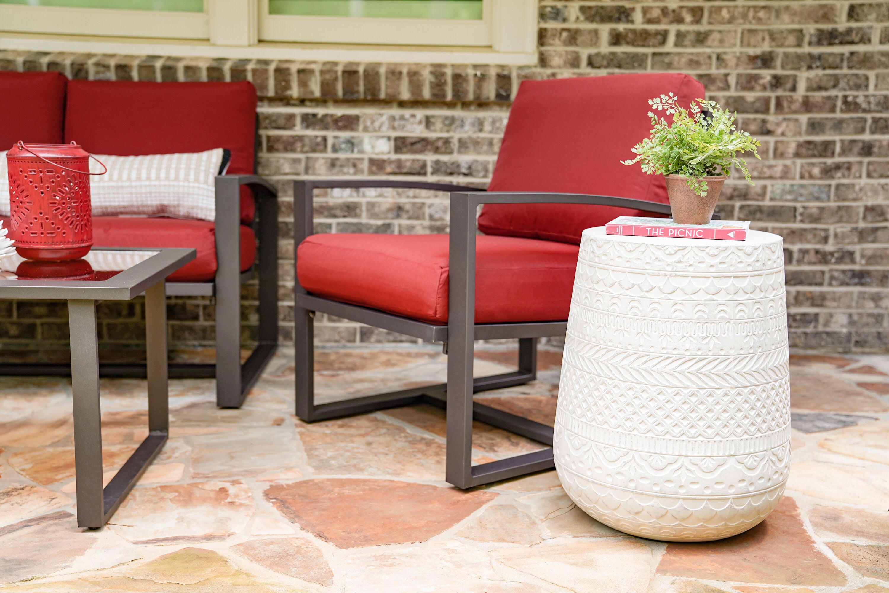 Leisure Made 967003-RED Patio-Conversation-Sets - View #5