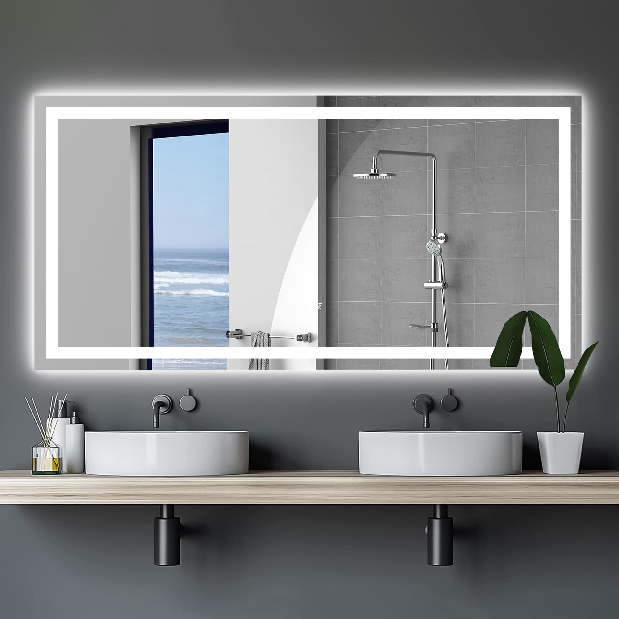 WELLFOR AY1340-7236 Framed-Bath-Mirrors - View #6