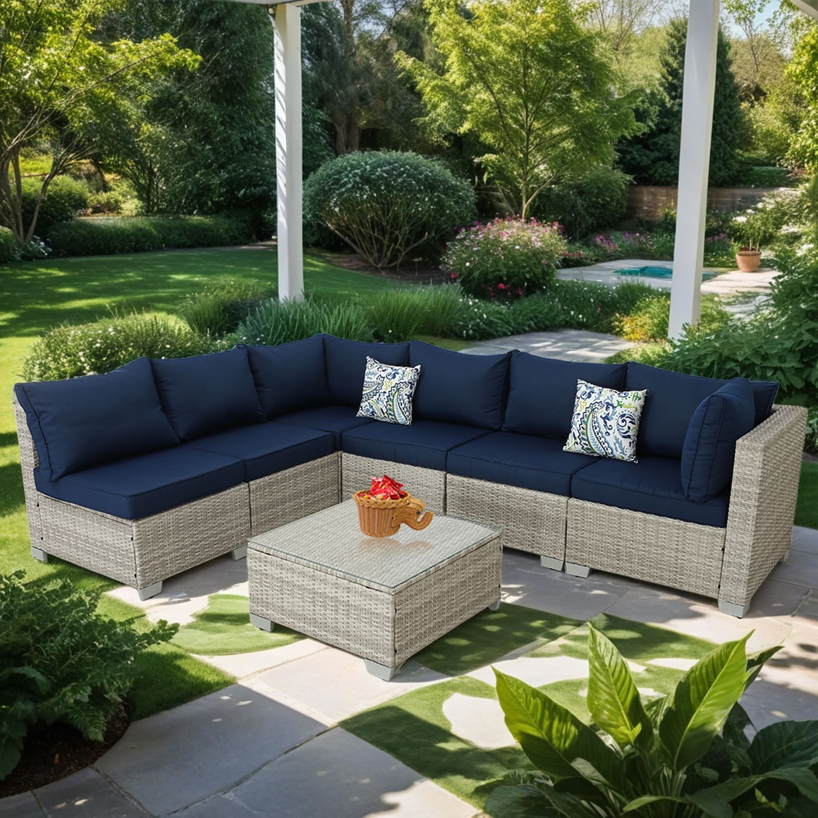 Damerin N7CS48 Patio-Conversation-Sets - View #4