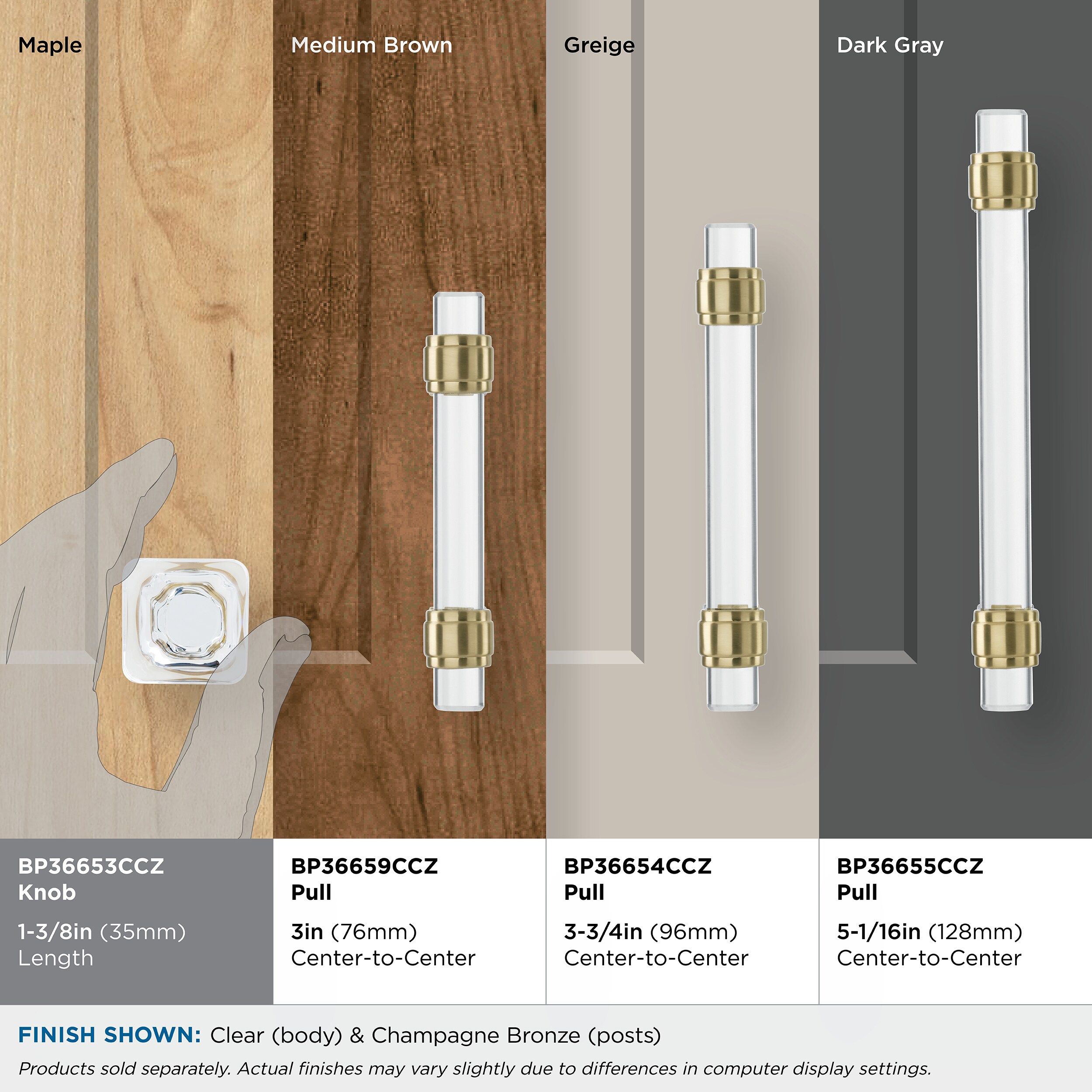 Amerock BP36653CCZ Cabinet-Knobs - View #6