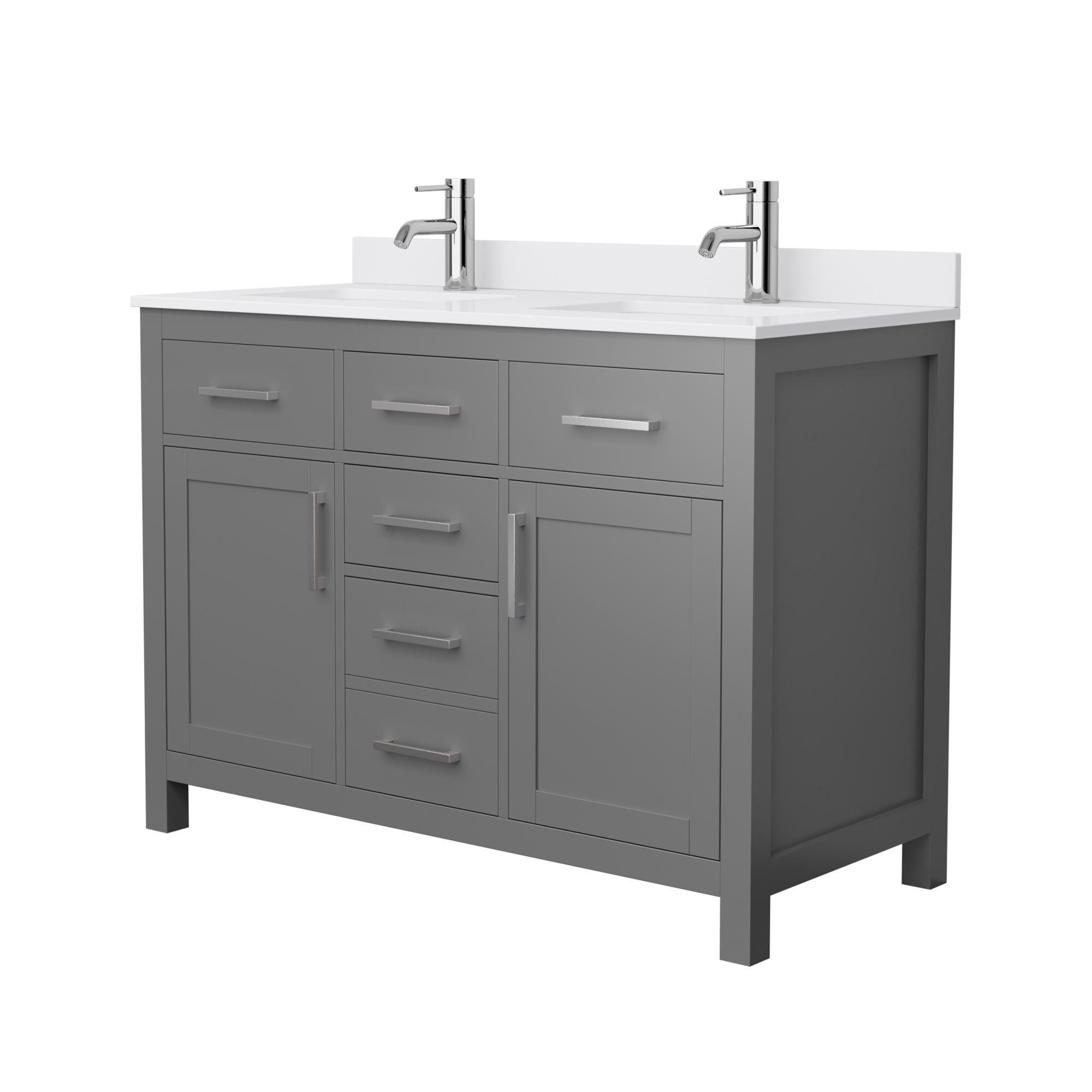 Wyndham Collection WCG242448DKGWCUNSMXX Bath-Vanity-Combo - View #2