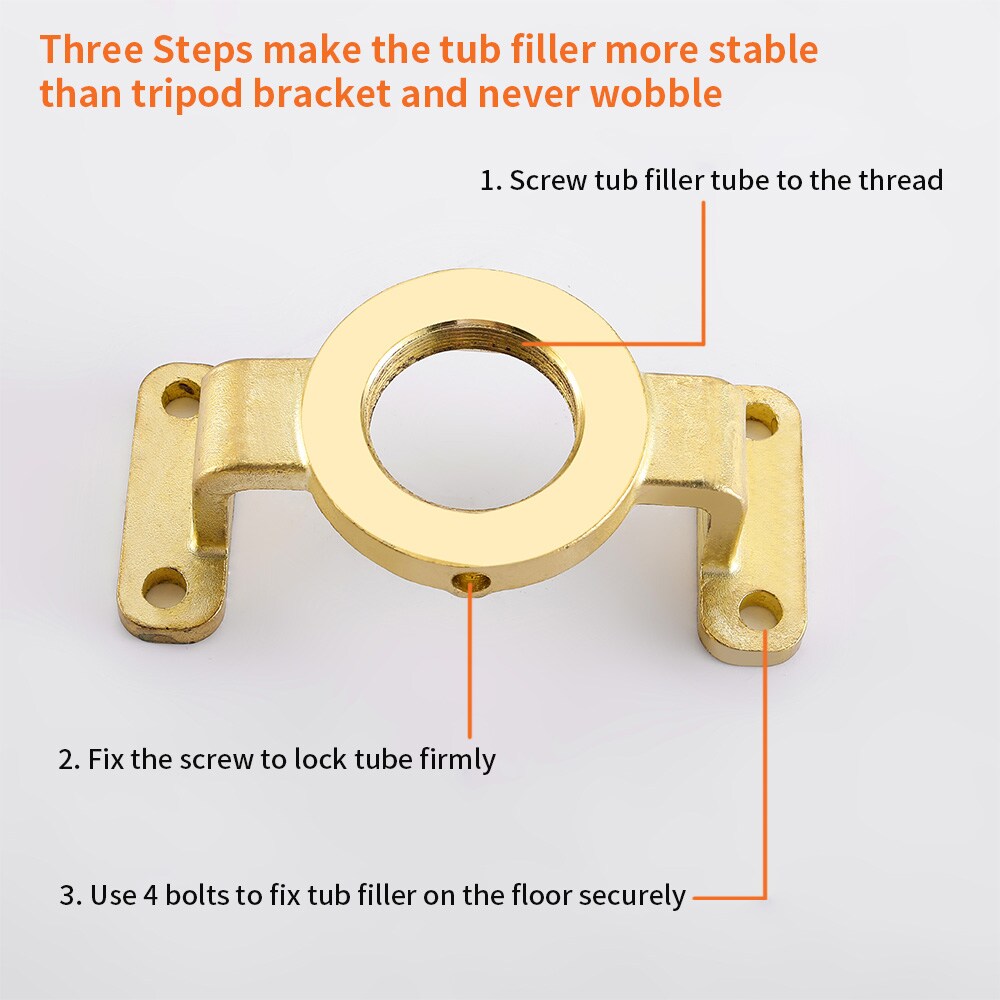 WELLFOR WASP002MB Roman-Tub-Faucets - View #12