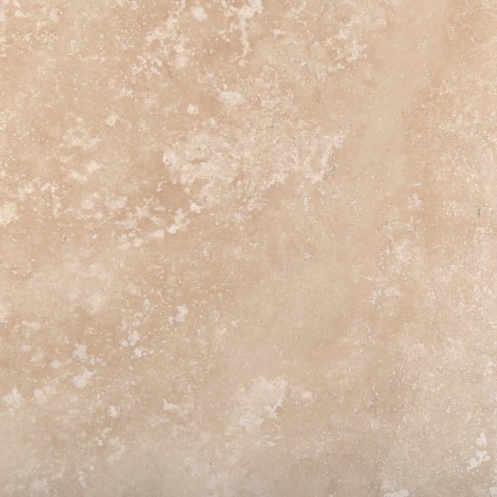 Emser Travertine Ivory Classic Ivory Classic 18-in x 18-in Honed and Filled Natural Stone Travertine Stone Look Tile