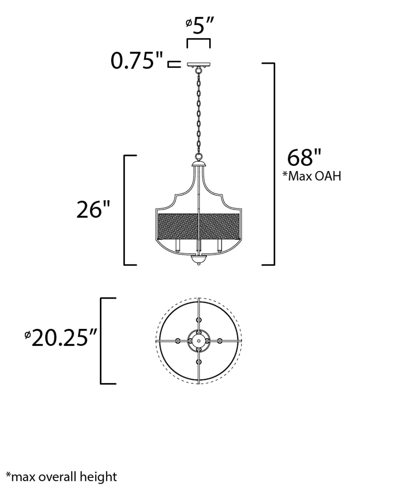 Maxim Lighting 25284WLBZAB b090015 - View #2