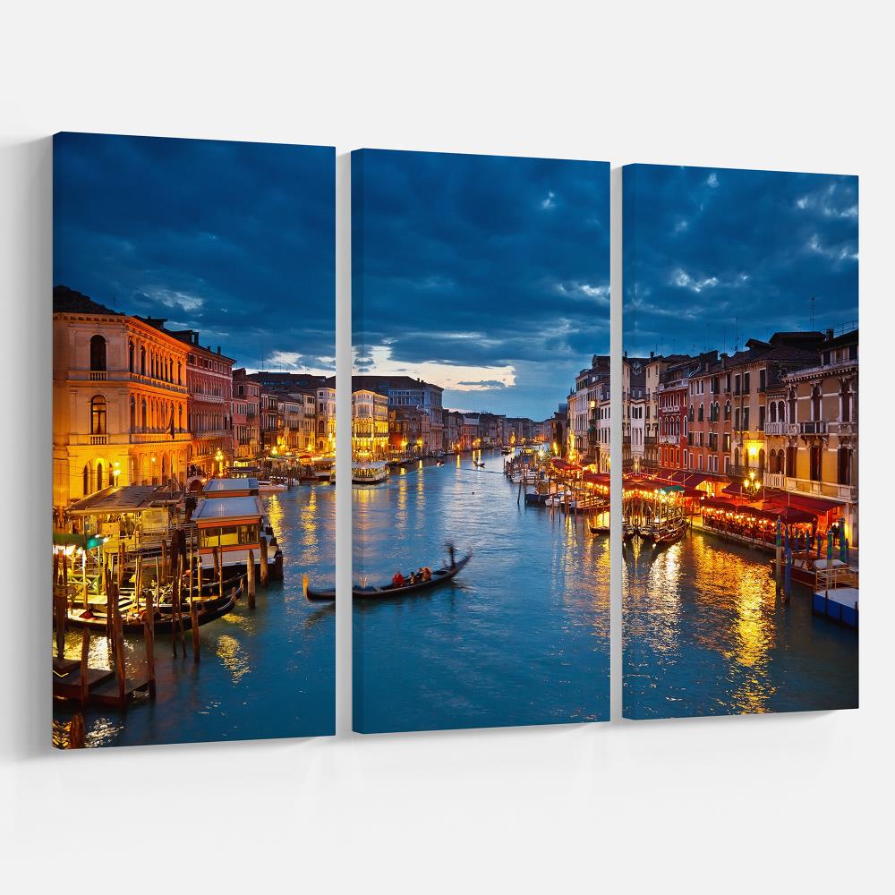 Designart 28-in H x 36-in W Landscape Print on Canvas in the Wall Art ...