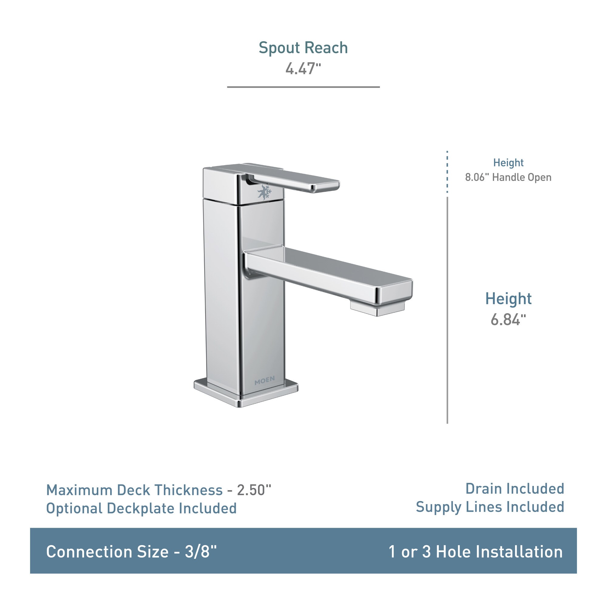 Moen S6710BL Lavatory-Faucets - View #2