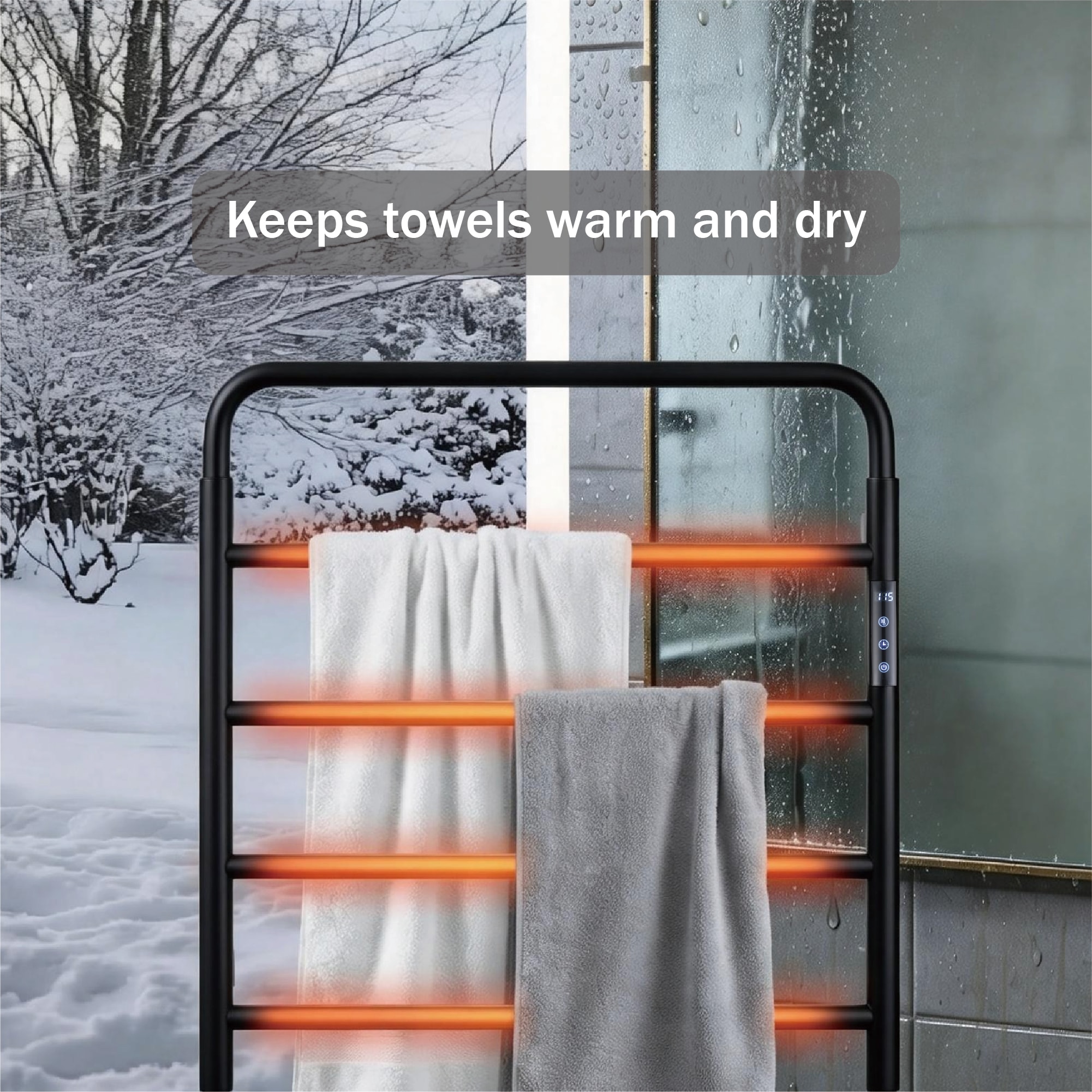 Trivework AQETW01-BL-4A-201Z Towel-Warmers - View #3