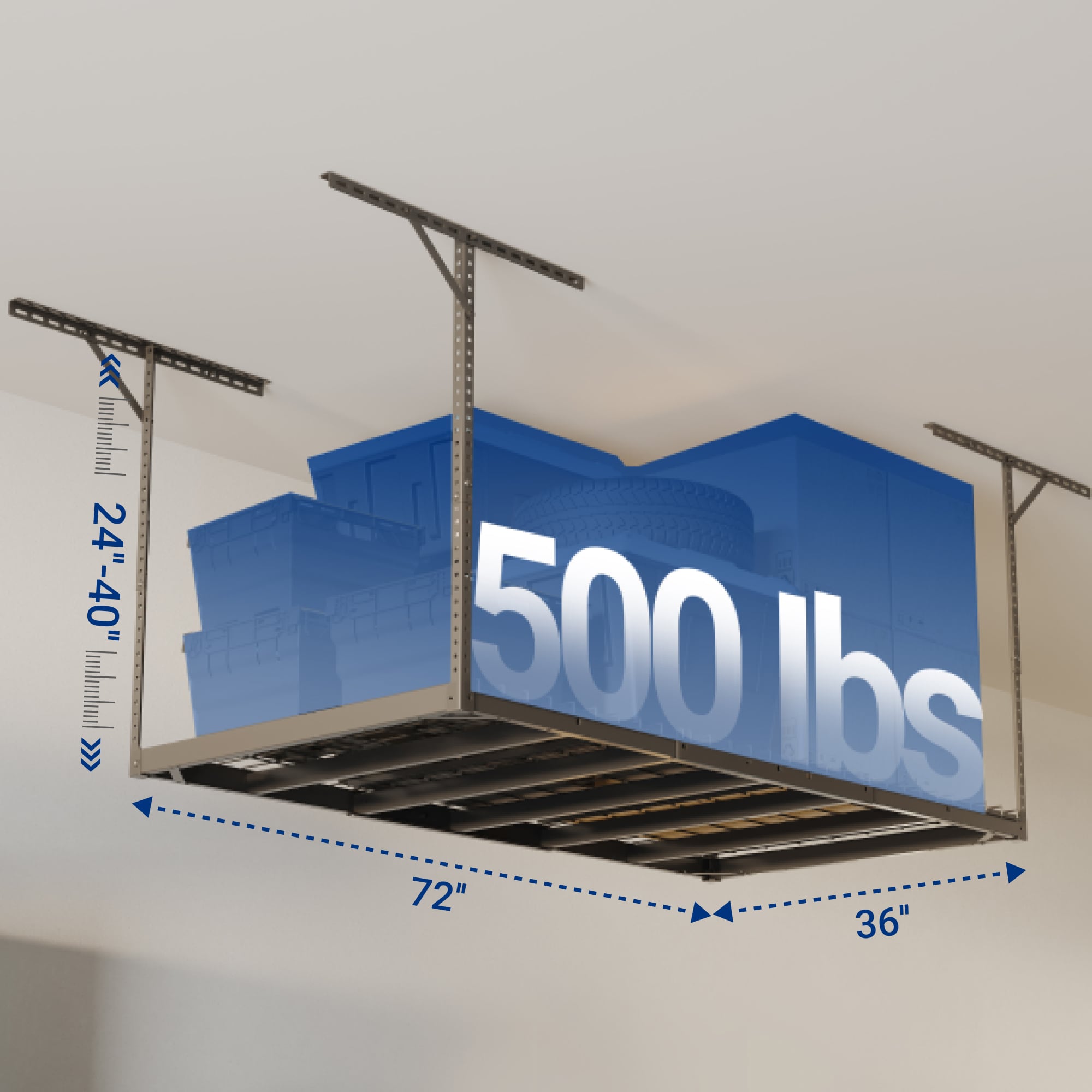 Fleximounts GR36BMAX-E Overhead-Garage-Storage - View #2