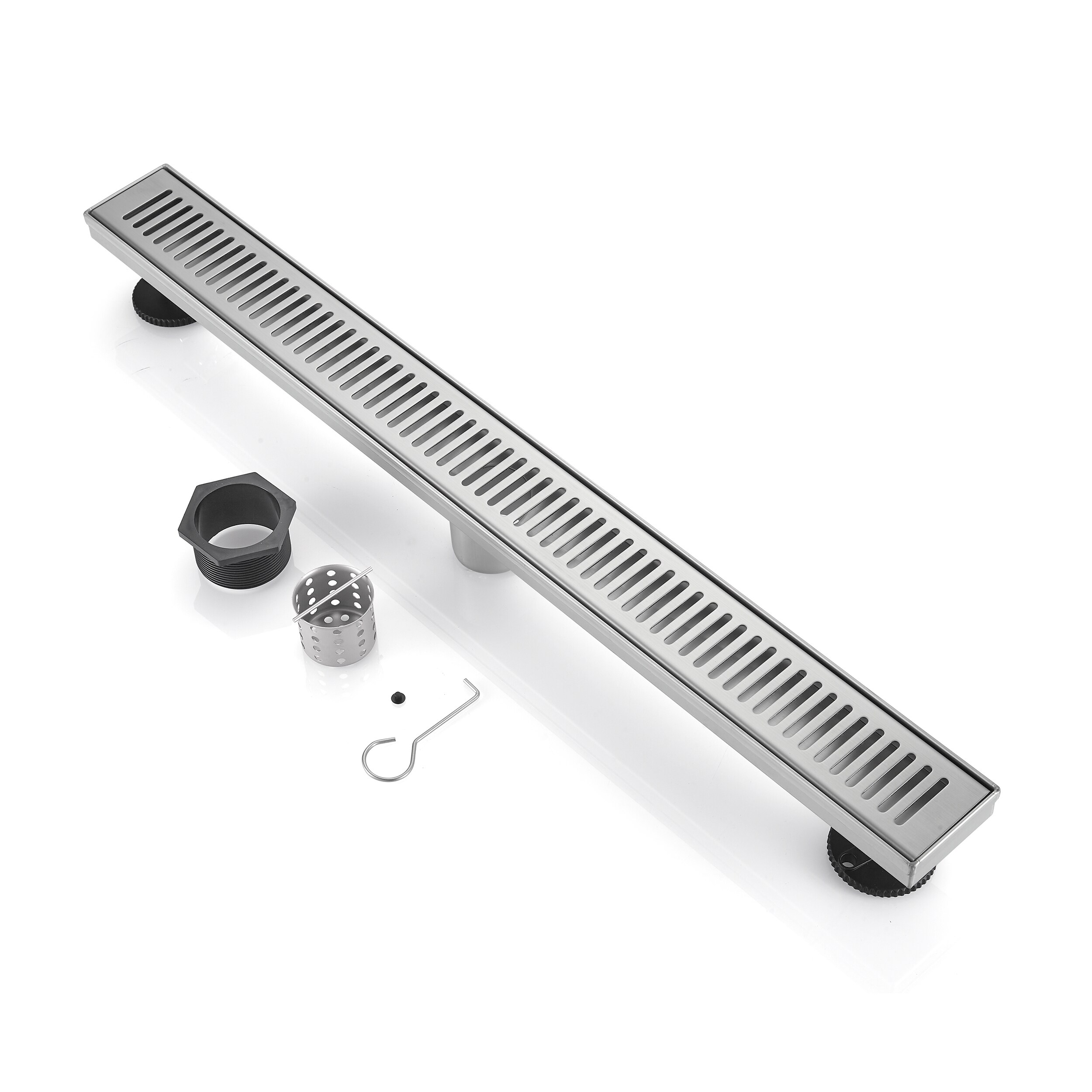 BOANN BNLD28BN  304 2-in Gold Rectangle Stainless Steel General-purpose Drain