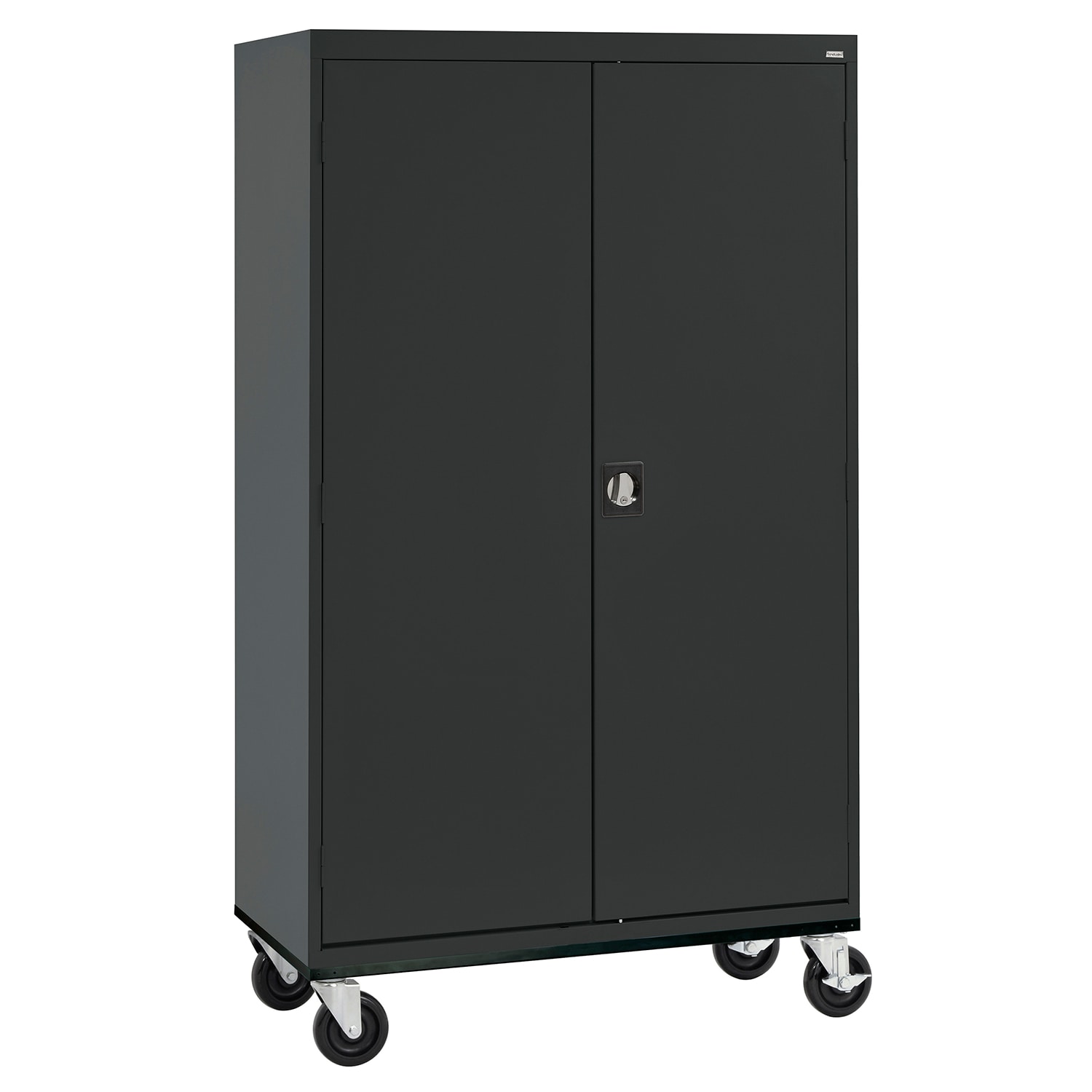 Steel Freestanding Garage Cabinet in Black (46-in W x 78-in H x 24-in D) | - Sandusky TAWR462472-09