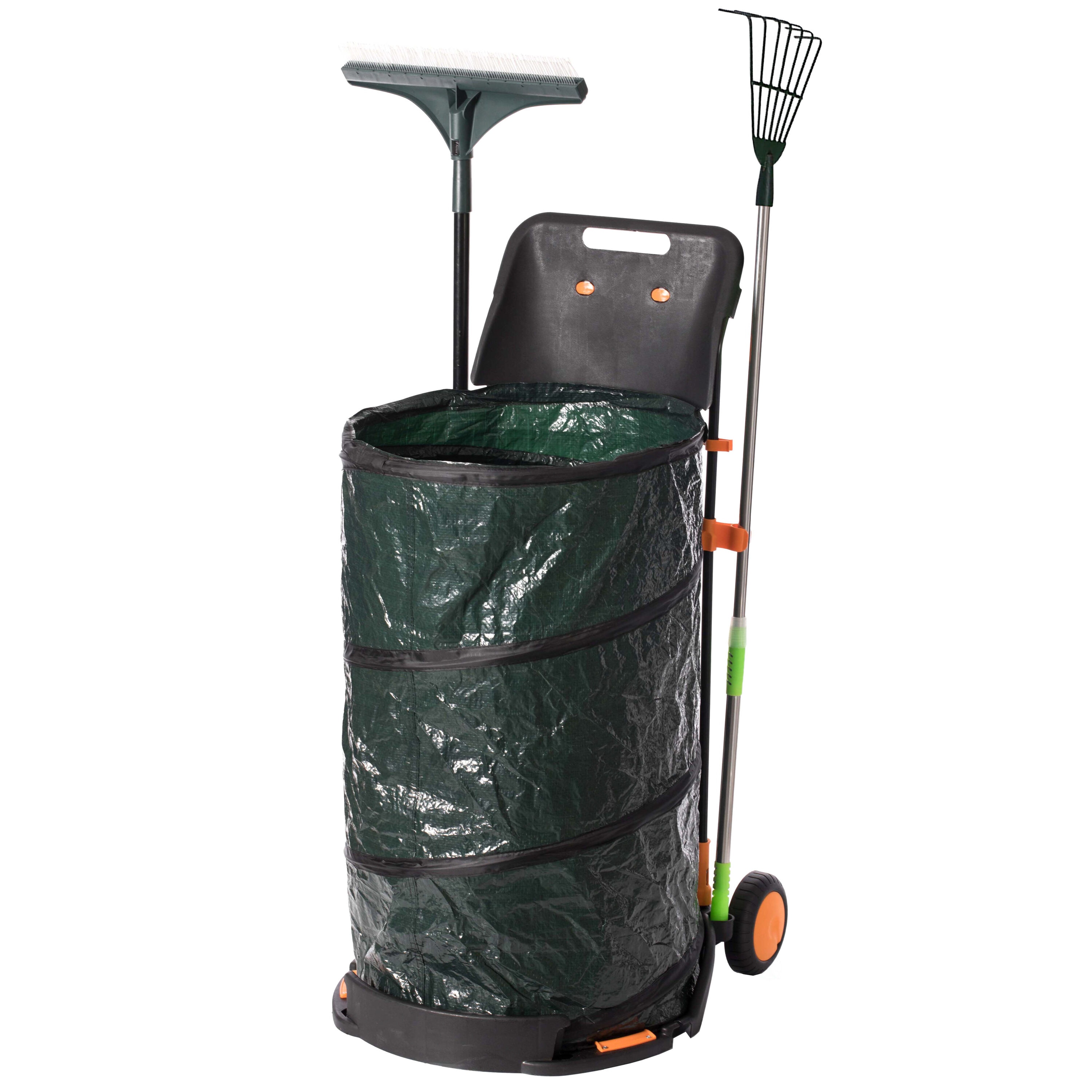 Carry Barrel 60-Gallons Green Plastic Trash Can Outdoor in the Trash Cans  department at