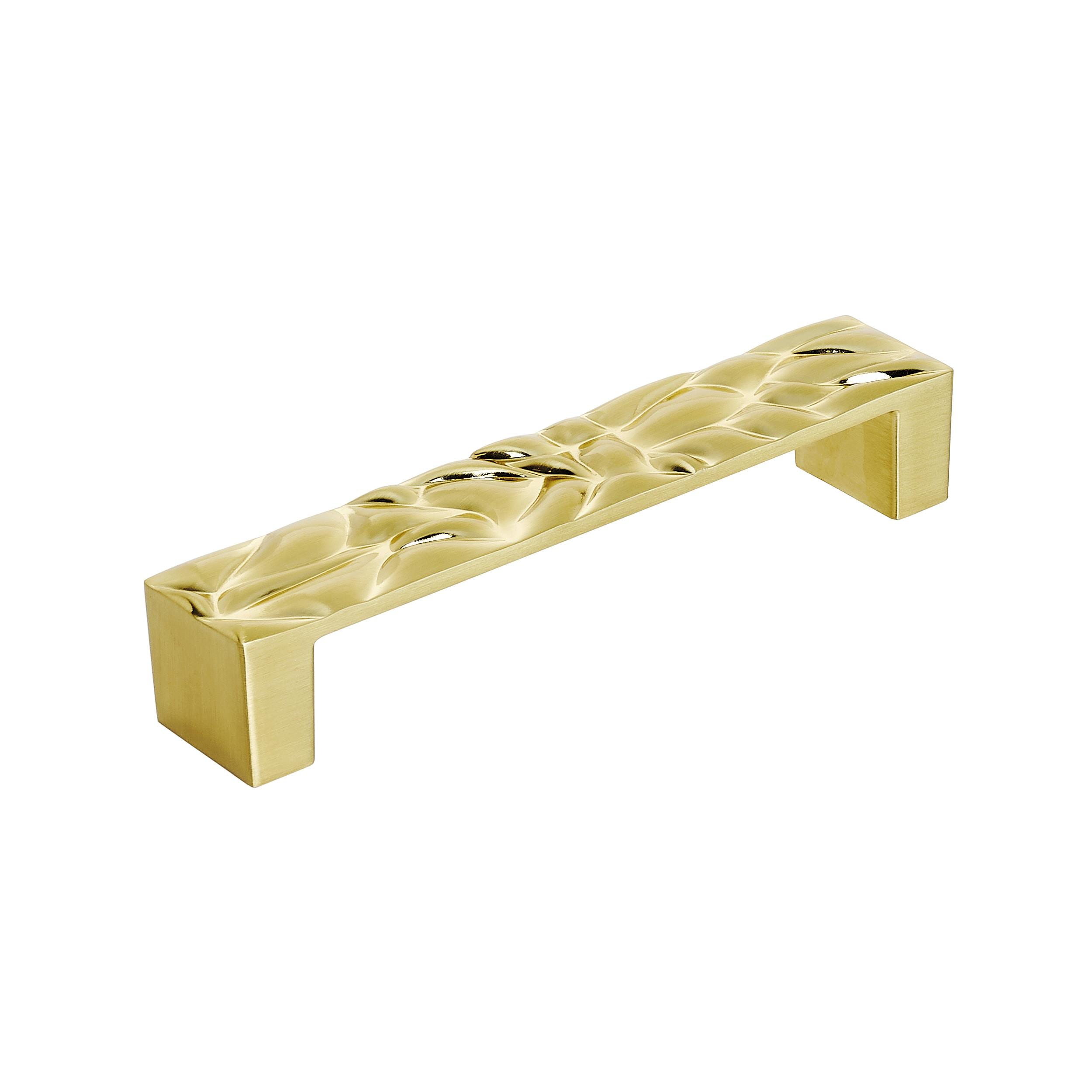 Amerock BP1003128BGL Calathea 5-1/16-in , 128mm Center to Center Brushed Gold Bar Handle